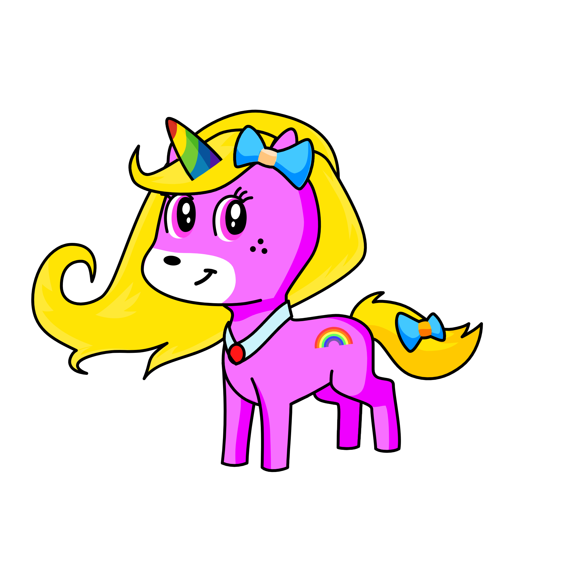 Delia, the unicorn