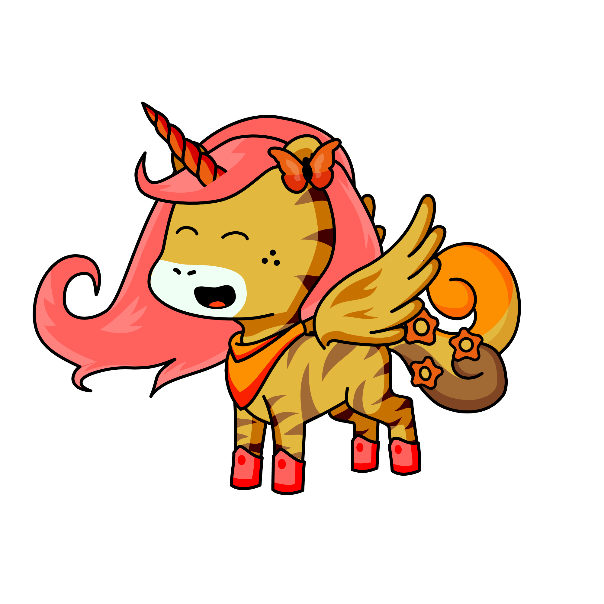 Hazelnut, the unicorn