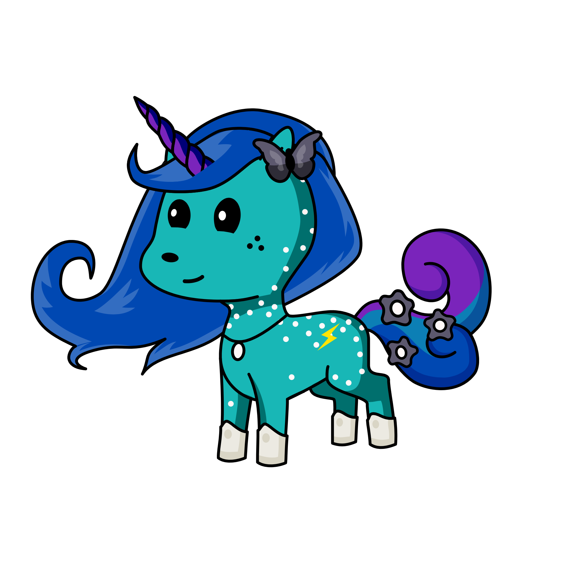 Night fly, the unicorn