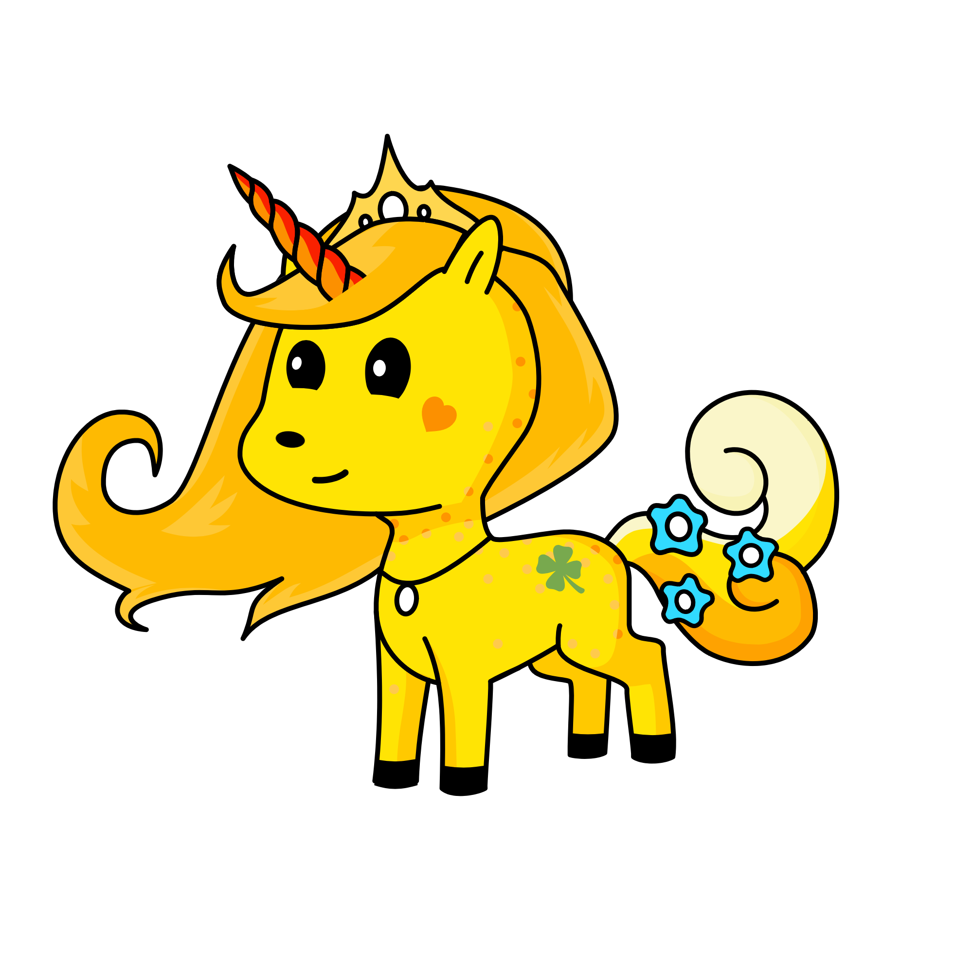 Sunny sunshine , the unicorn