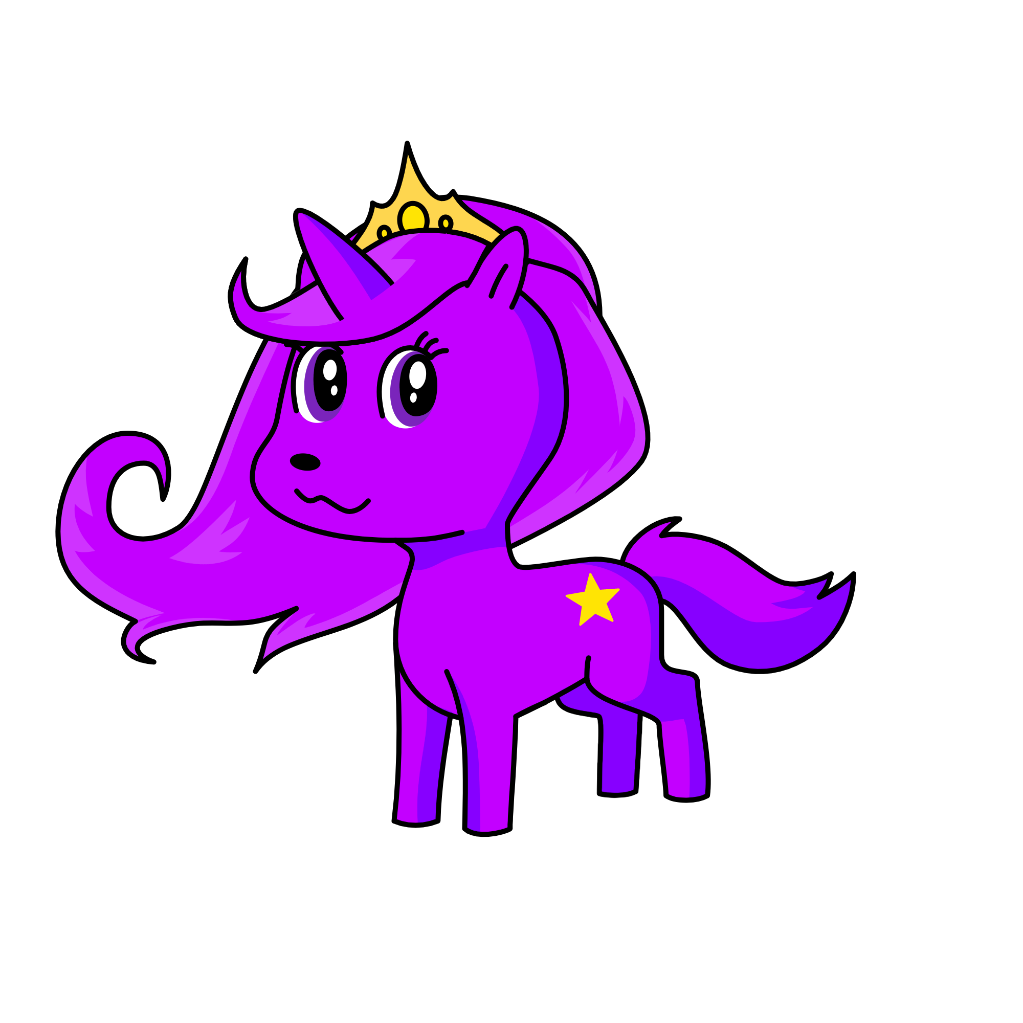 Queeon, the unicorn