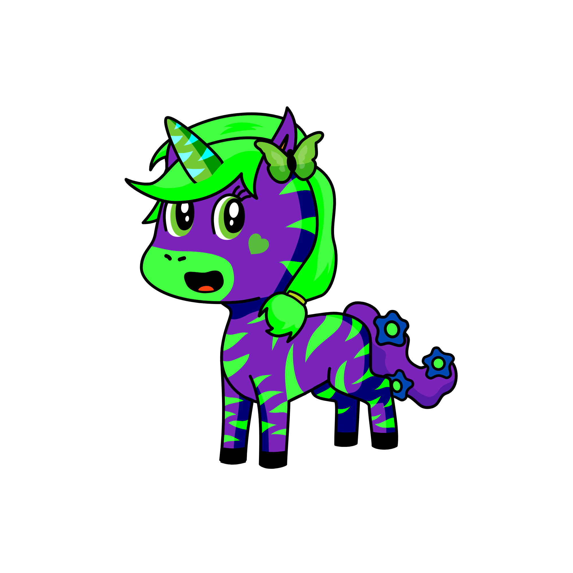 forest princess, the unicorn