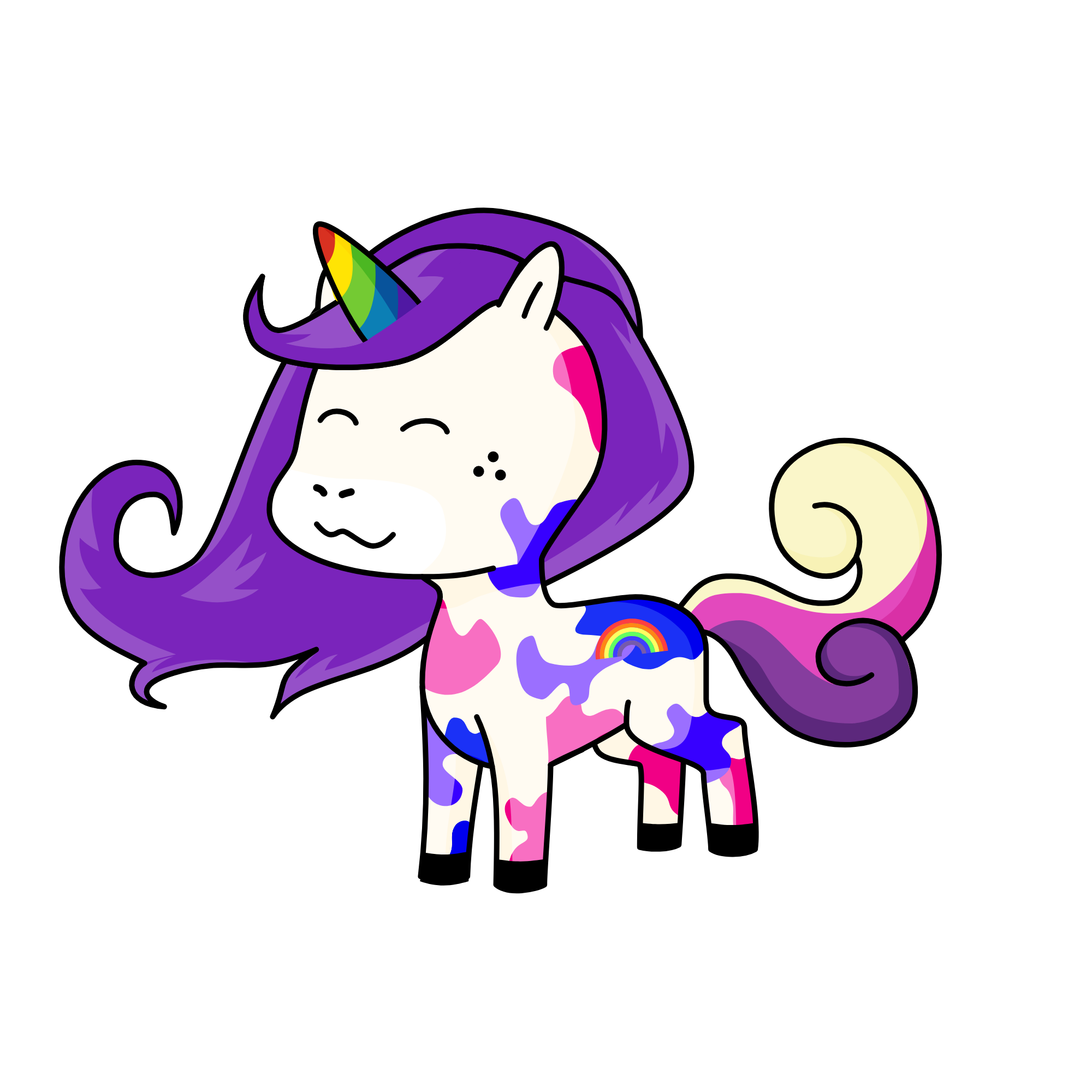 снежок, the unicorn