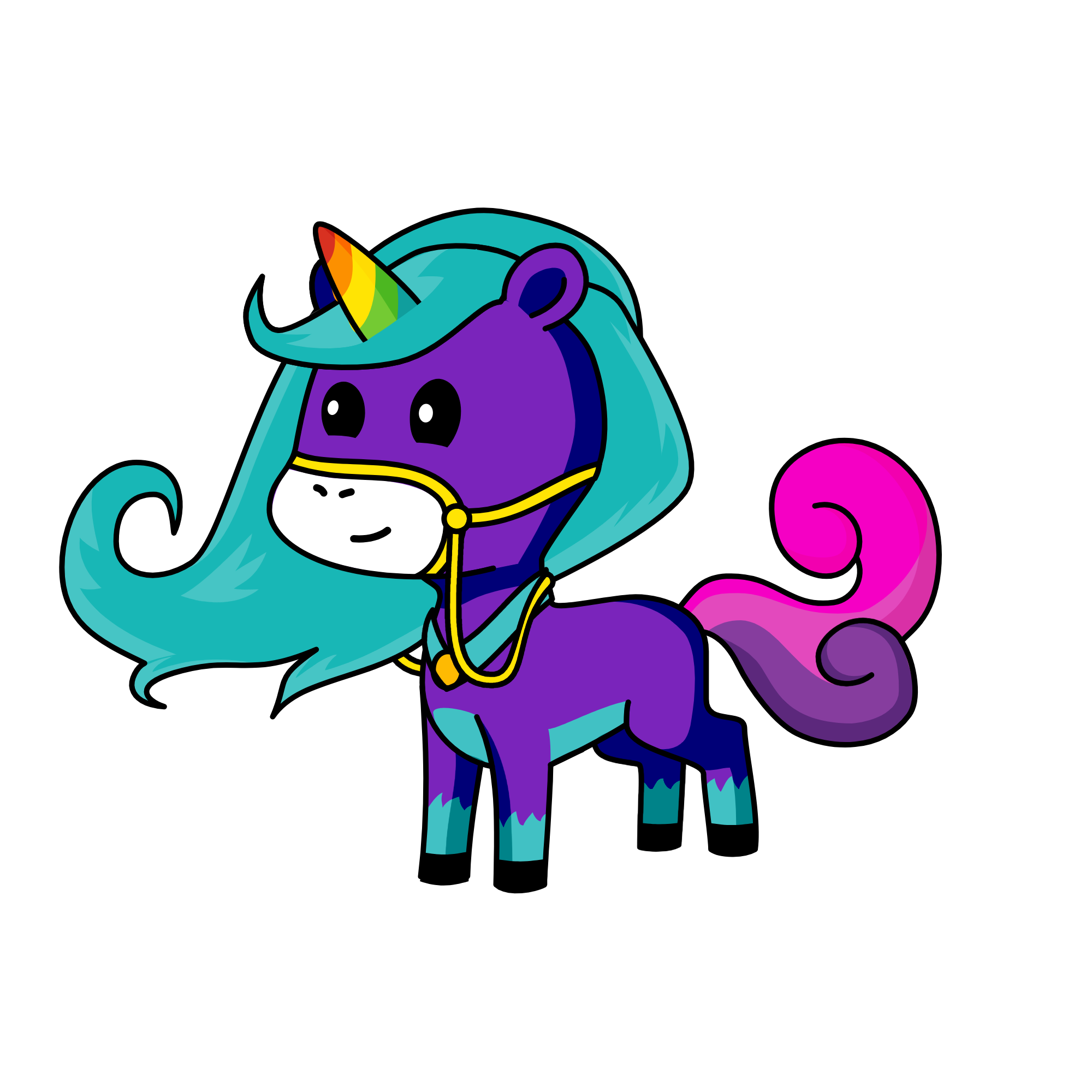 rainbow, the unicorn