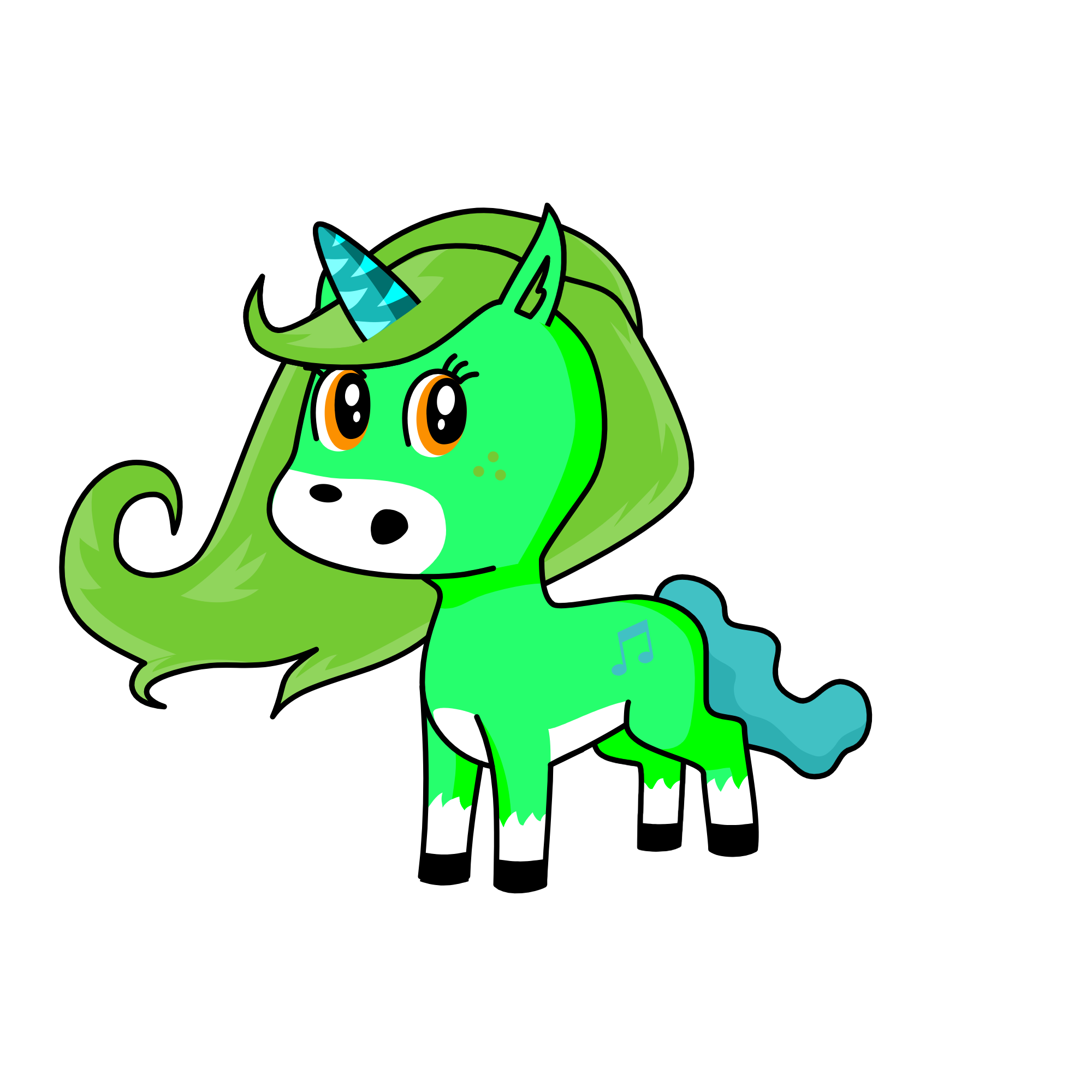 creens, the unicorn