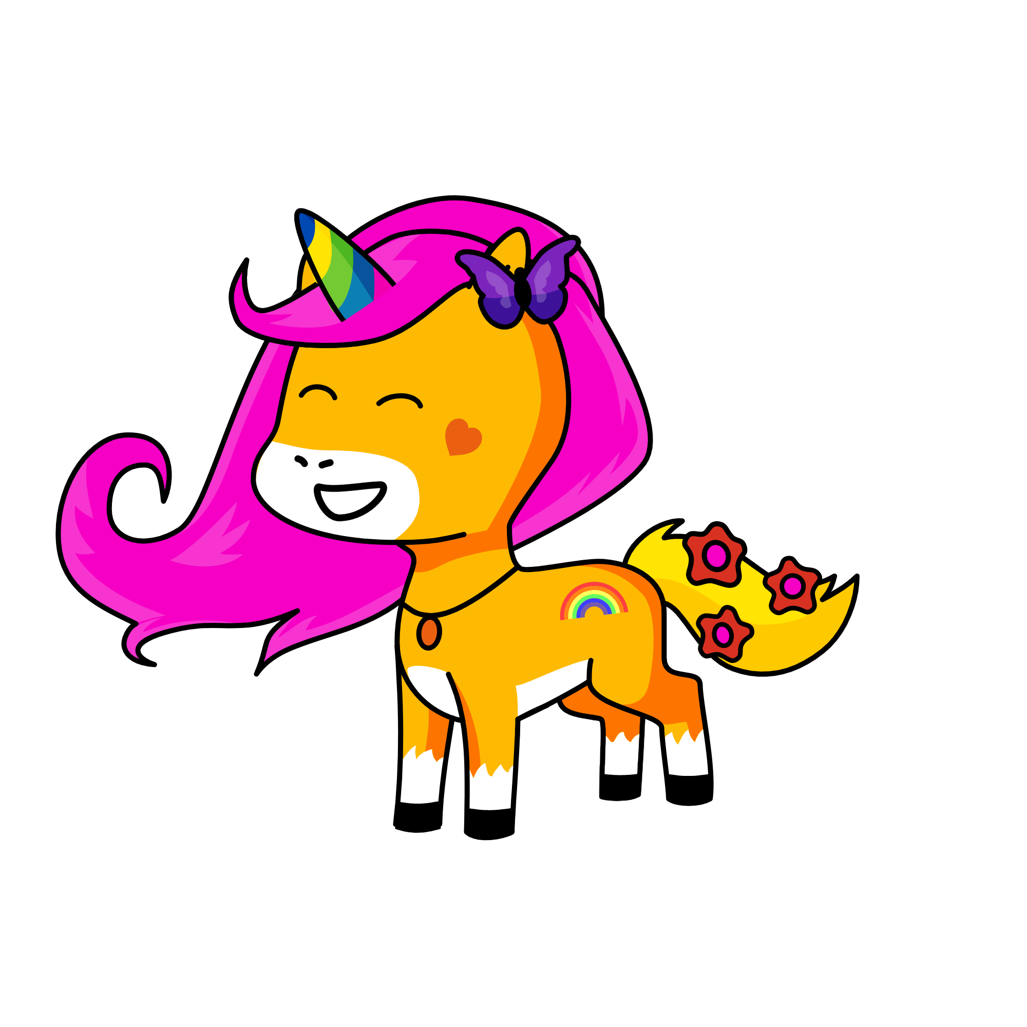 Happy_Unicorn, the unicorn