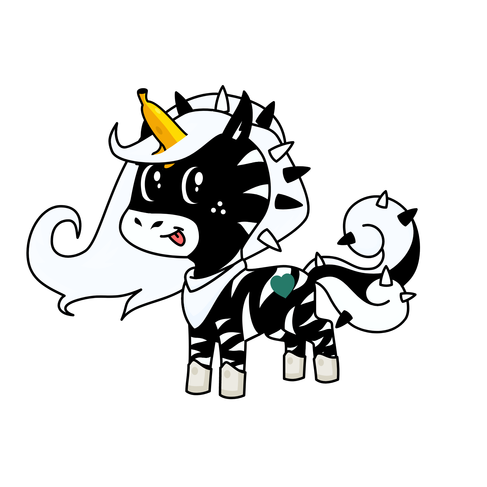 zebra, the unicorn