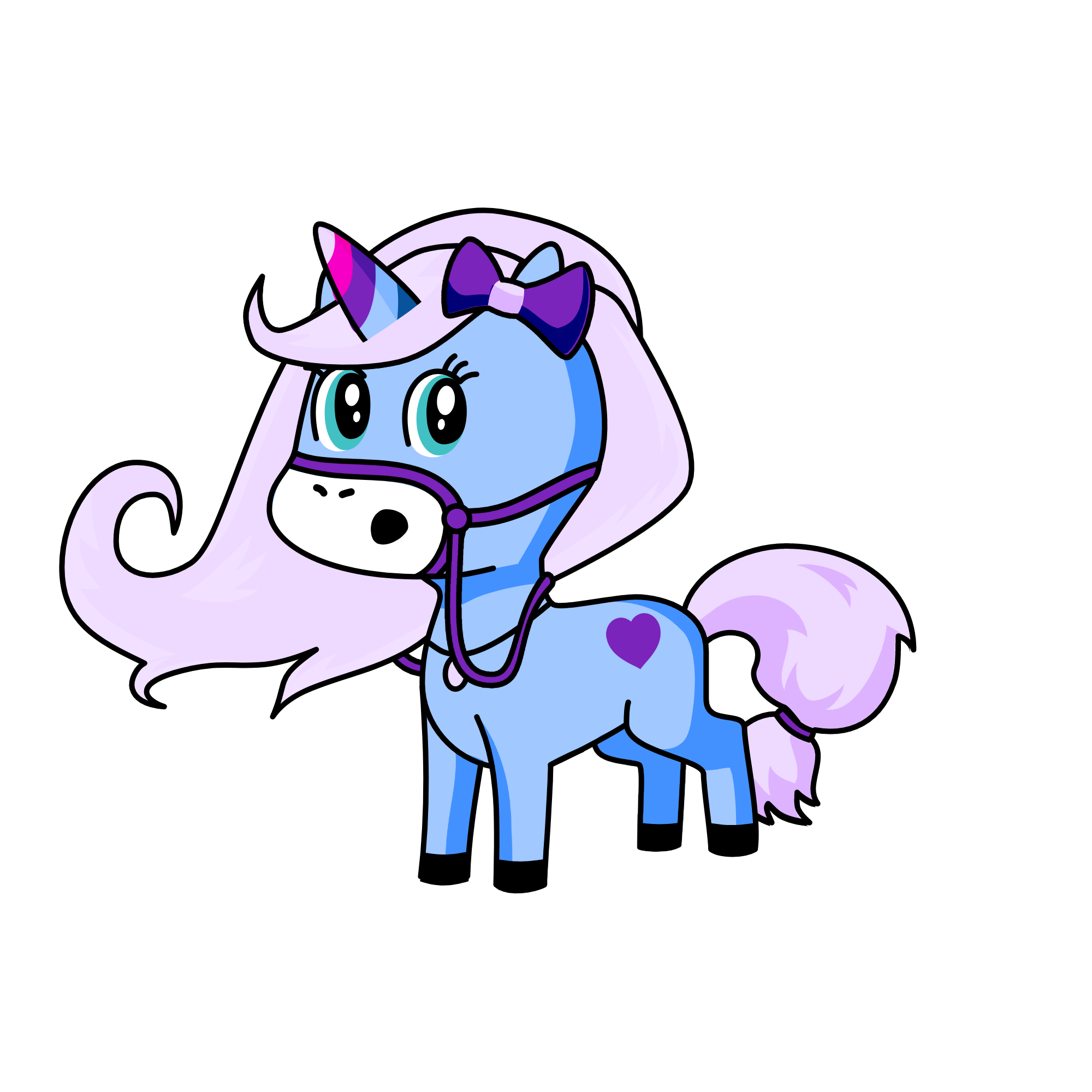 Crystal, the unicorn