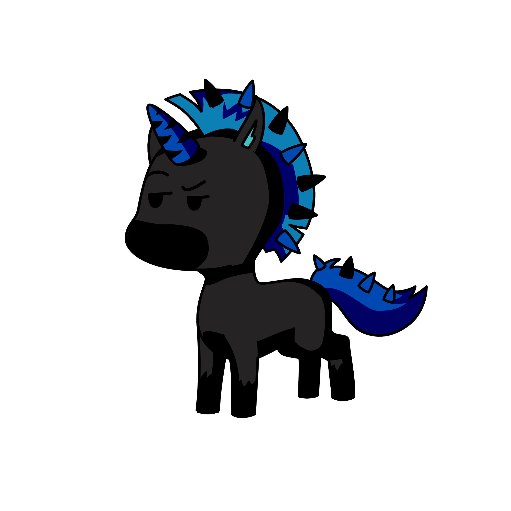 Darkacorn, the unicorn