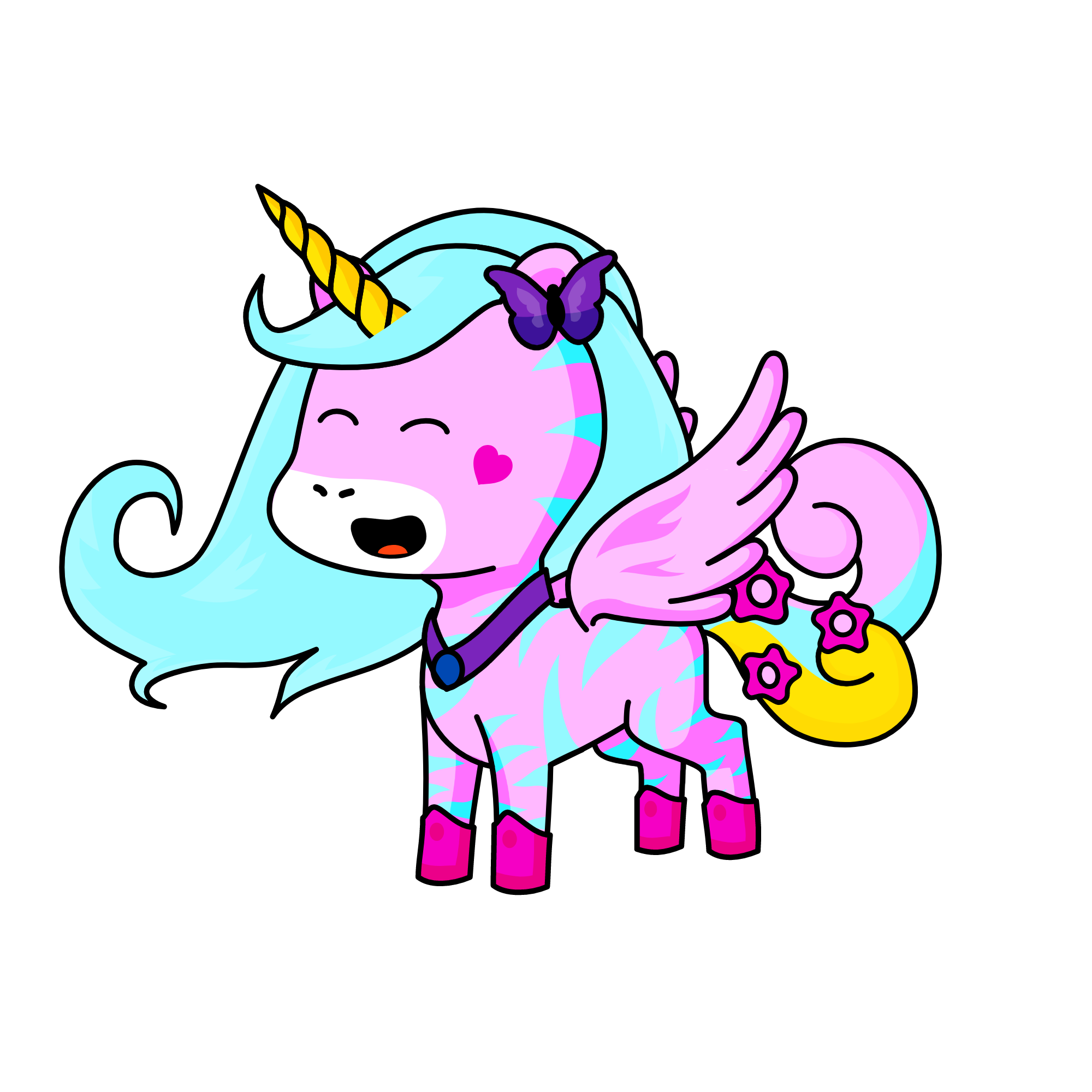 cotton candy, the unicorn