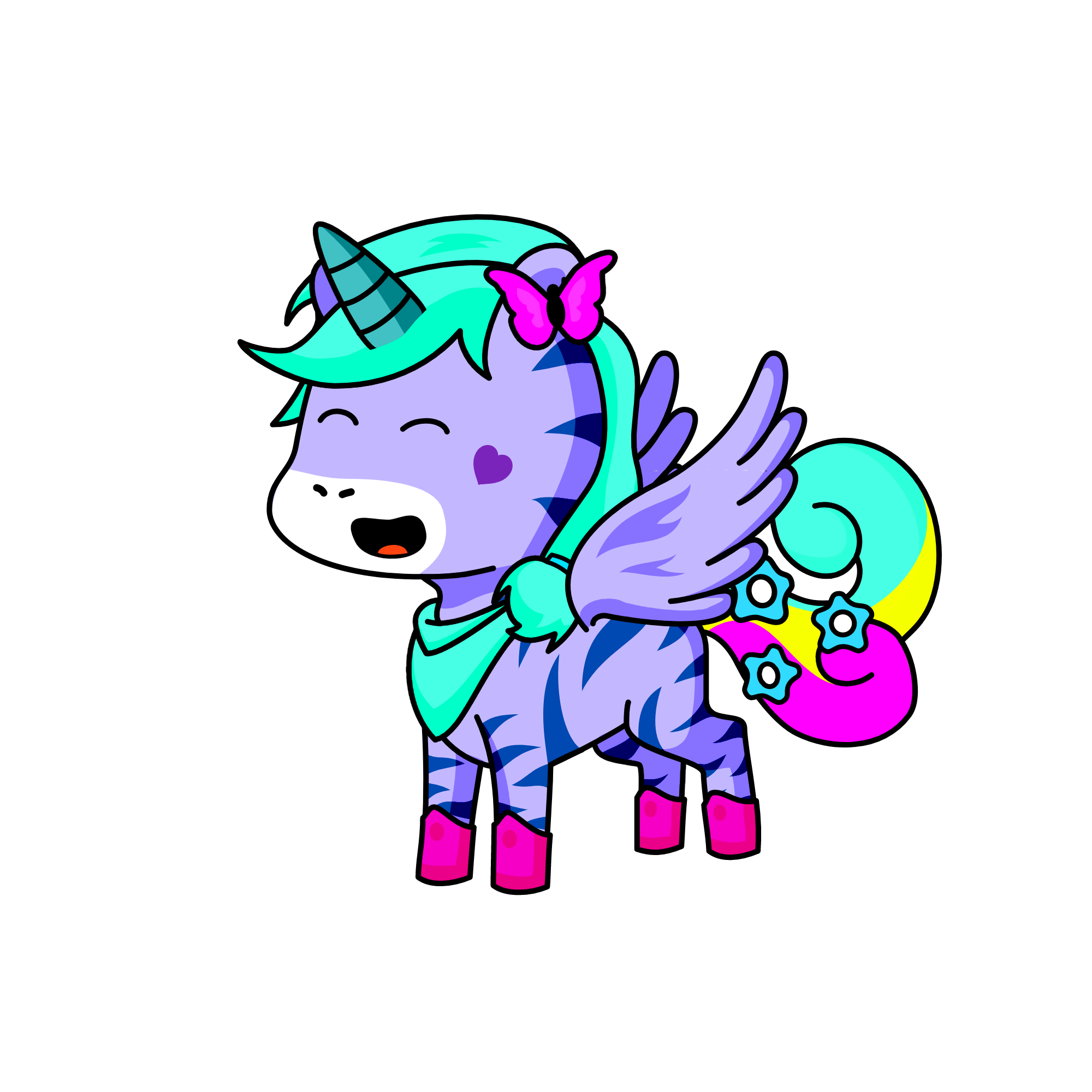 Glow, the unicorn