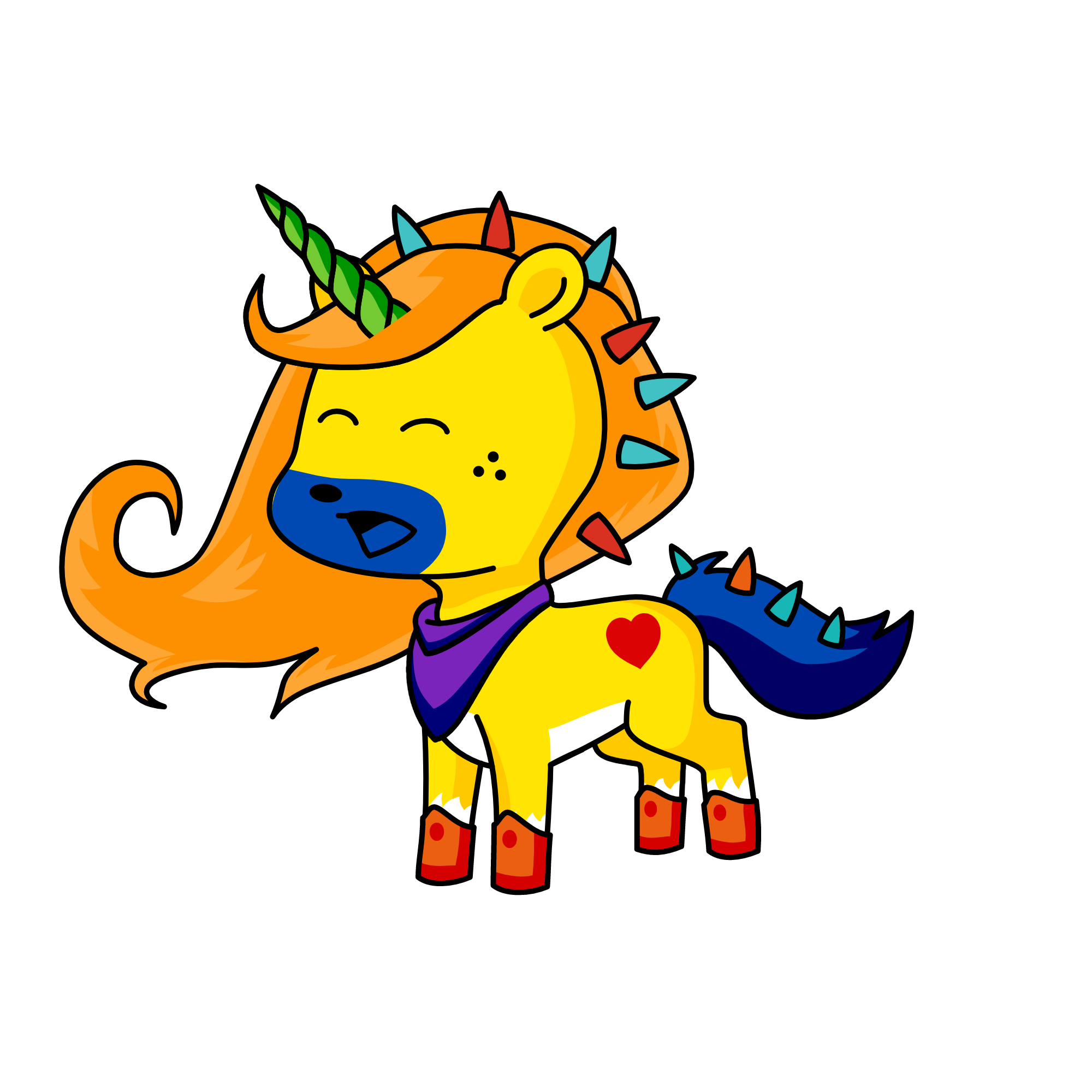 lilly tiger, the unicorn