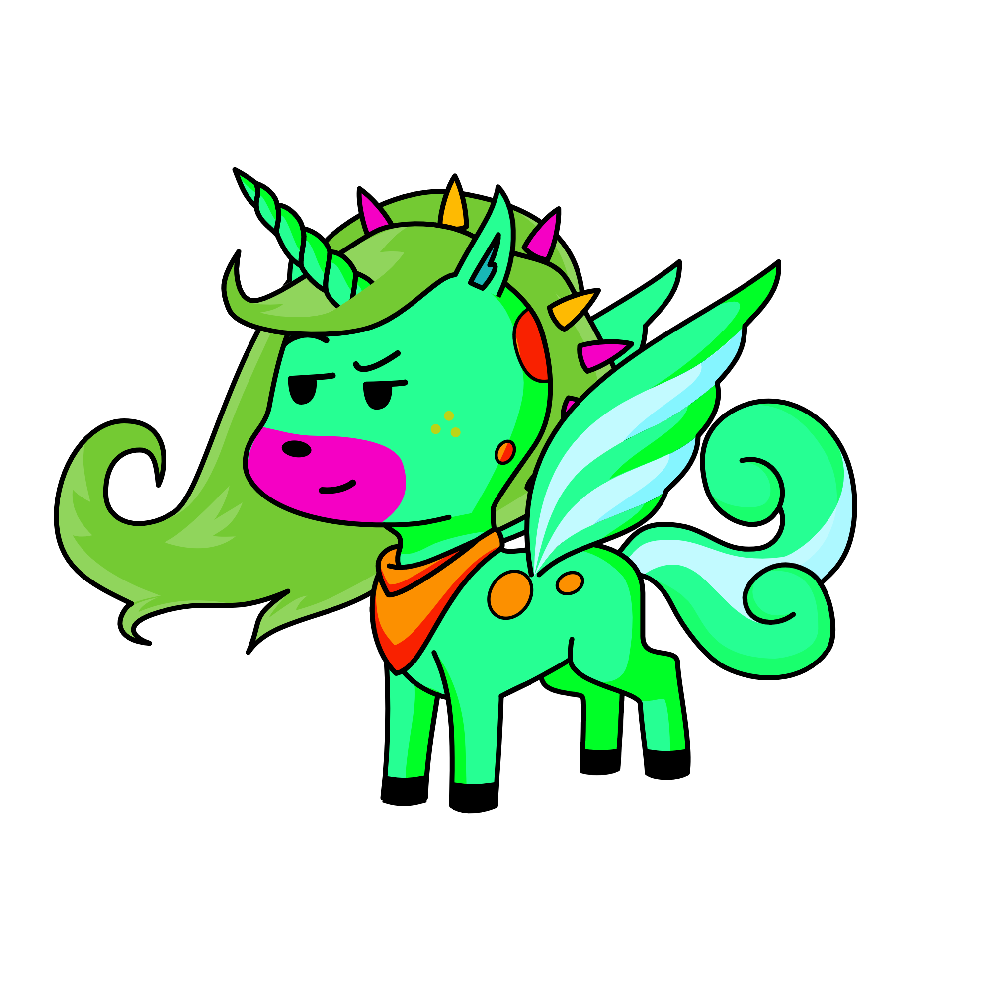corny, the unicorn