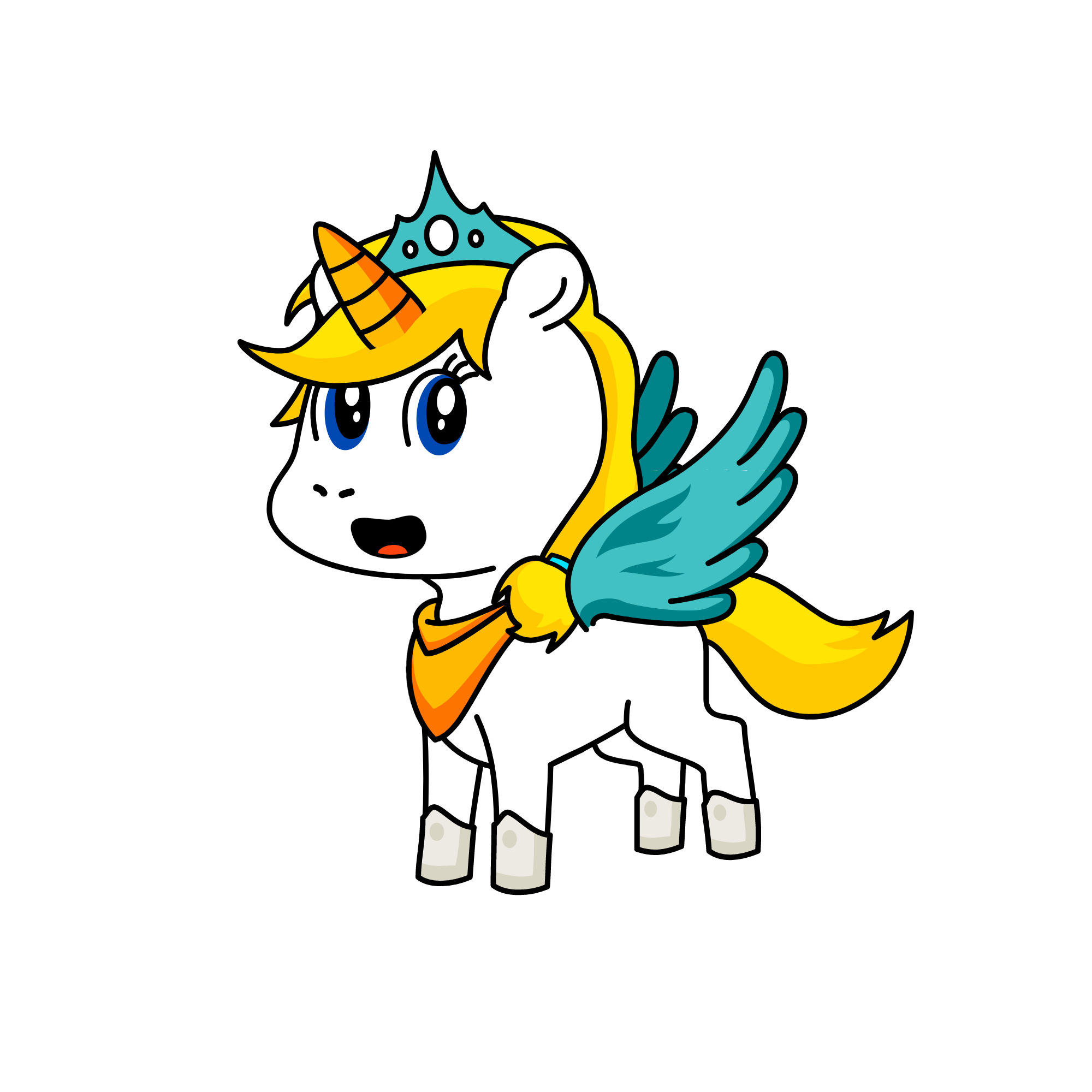 Princess Snufflebottom, the unicorn