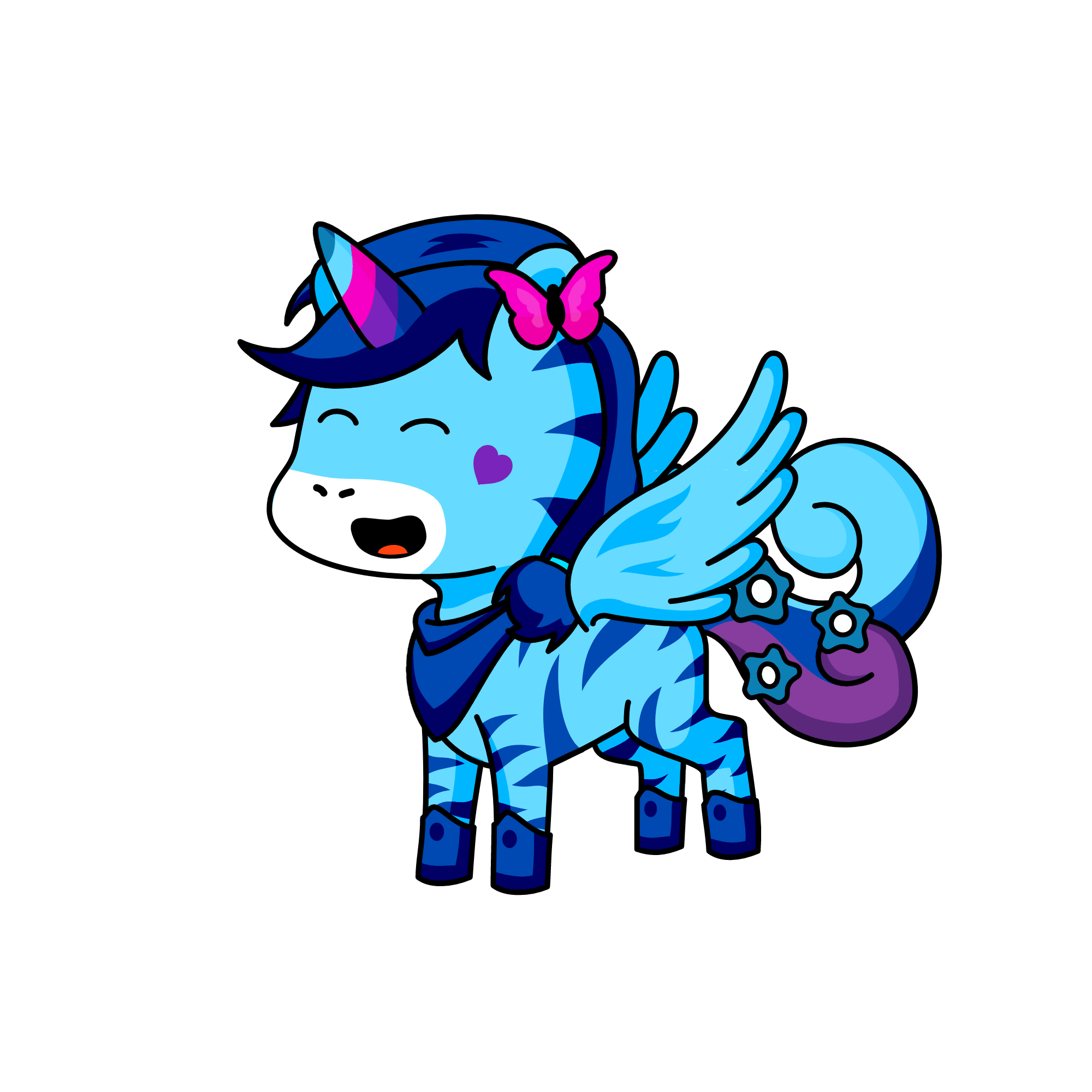 winter, the unicorn