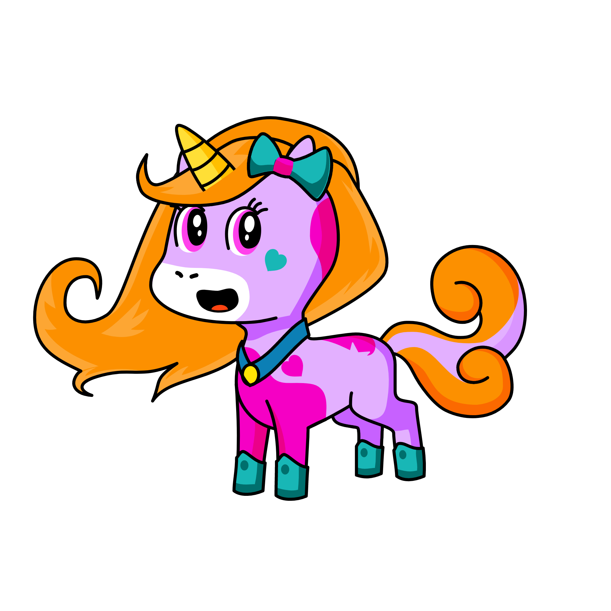 Prim, the unicorn
