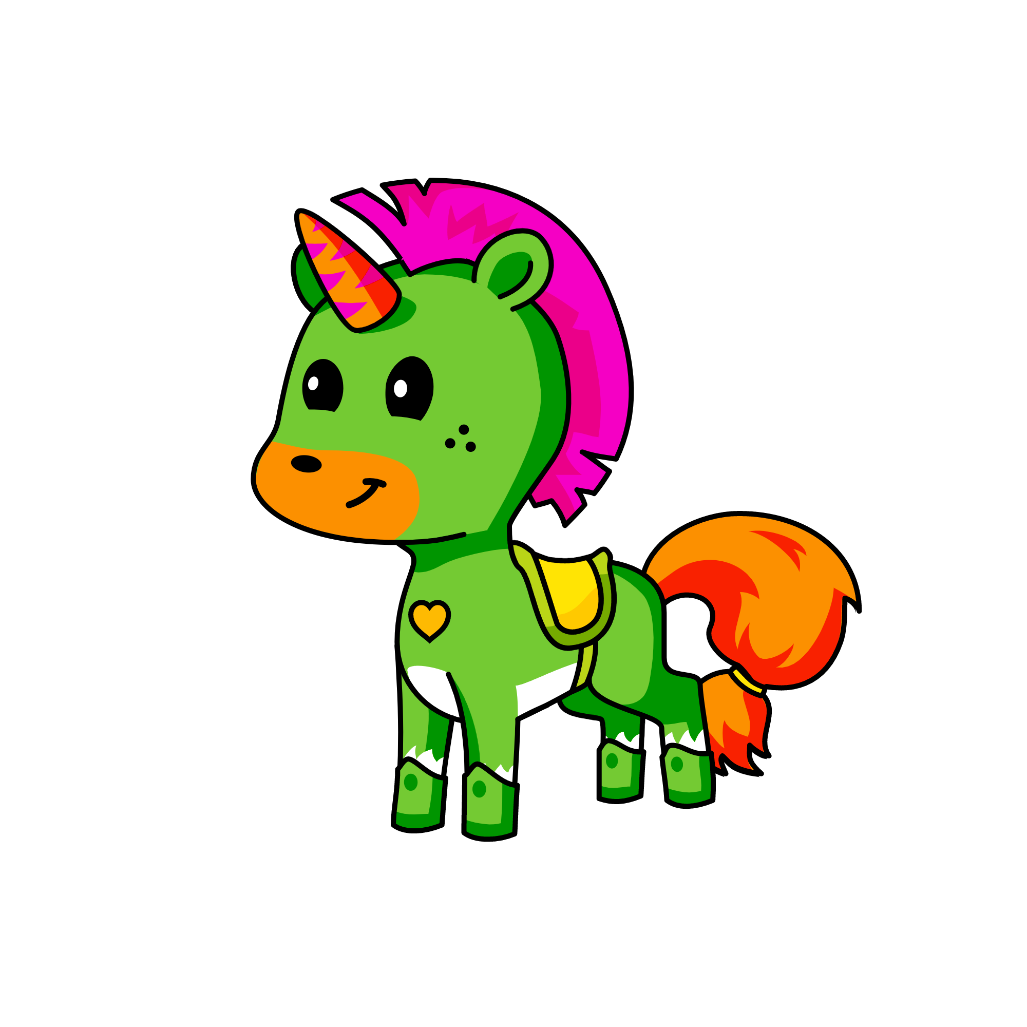RAINBOW, the unicorn