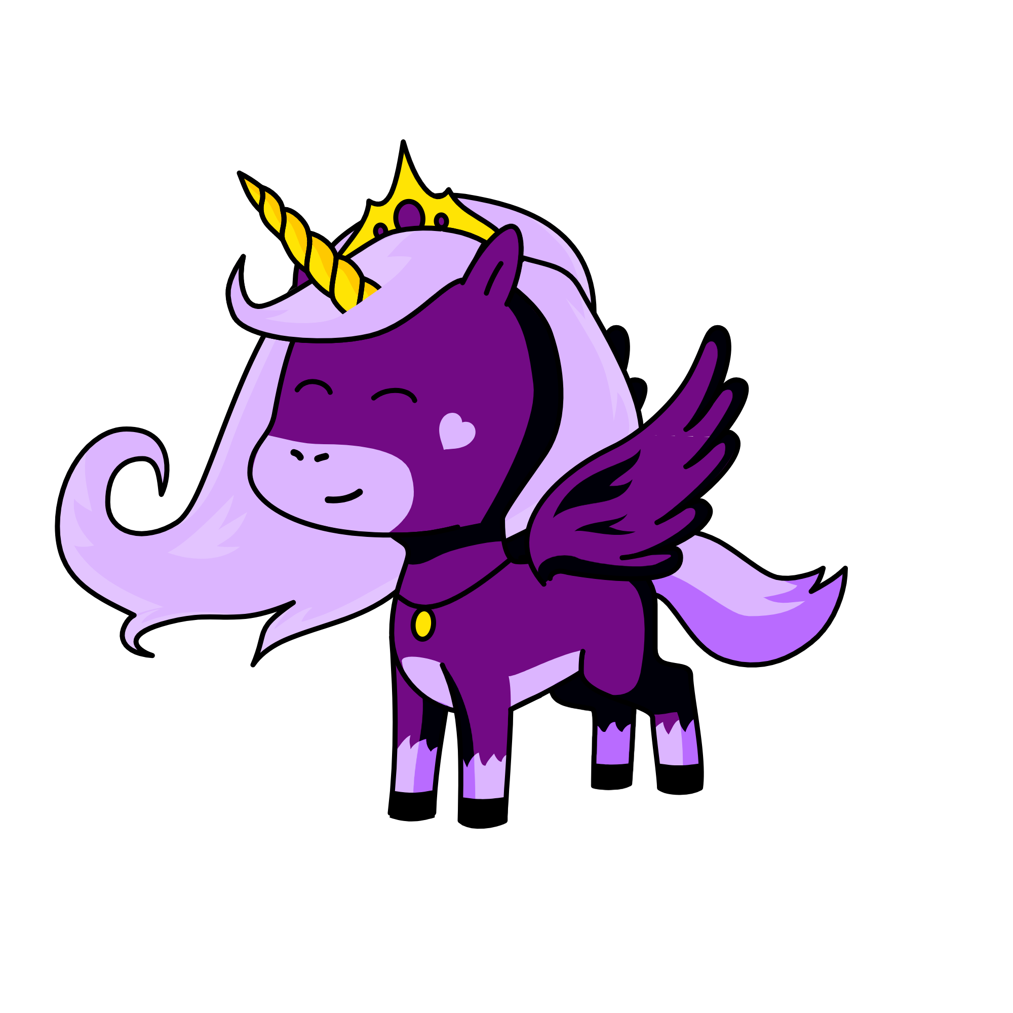 Grape, the unicorn