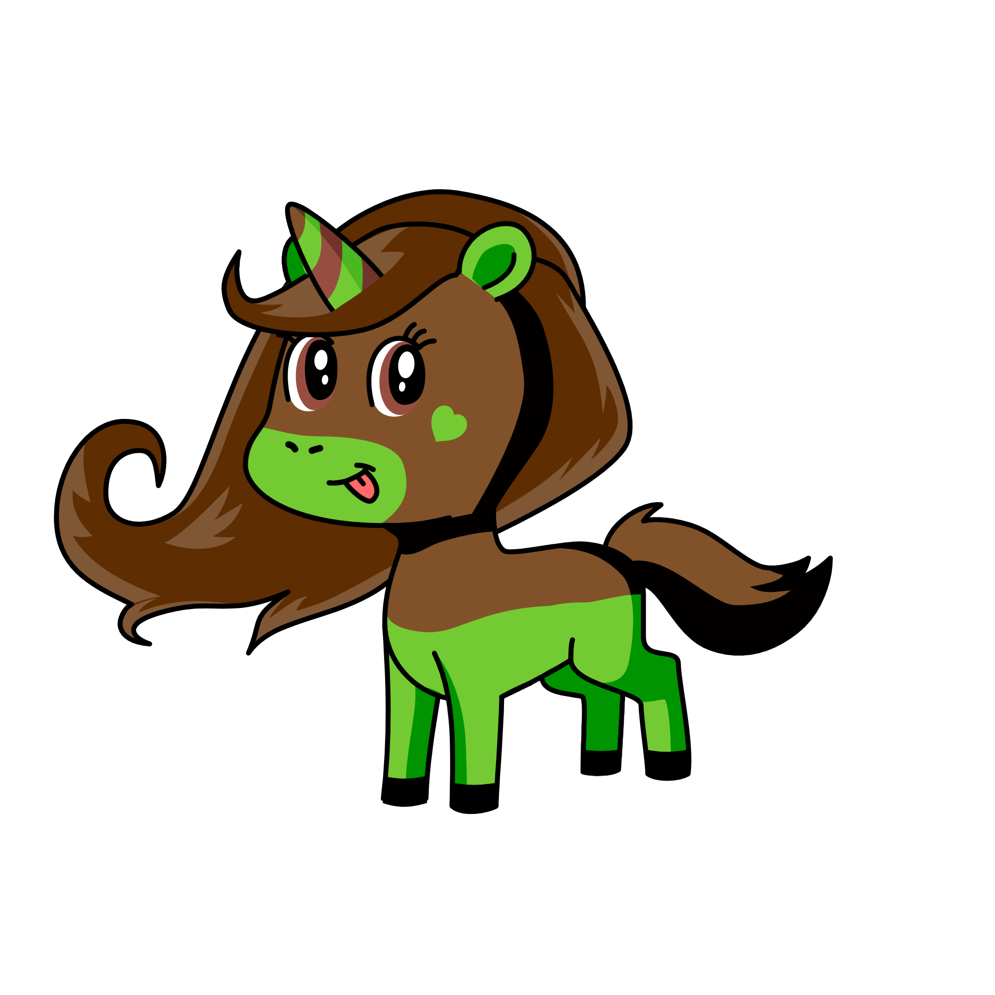 caramel apple cadie, the unicorn