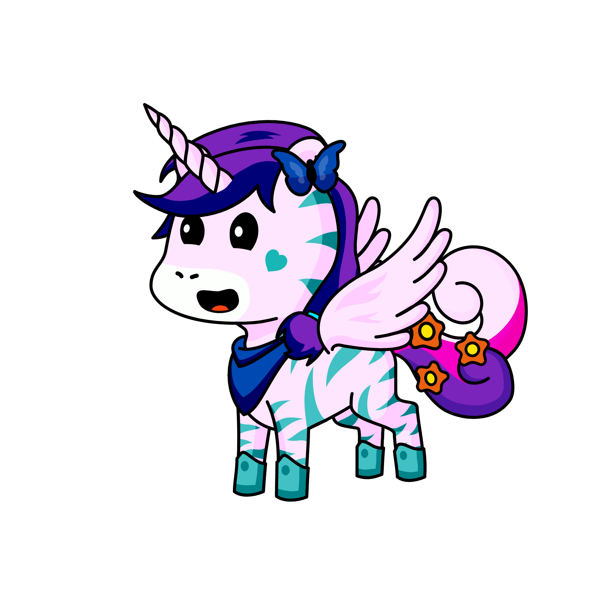 Candy, the unicorn