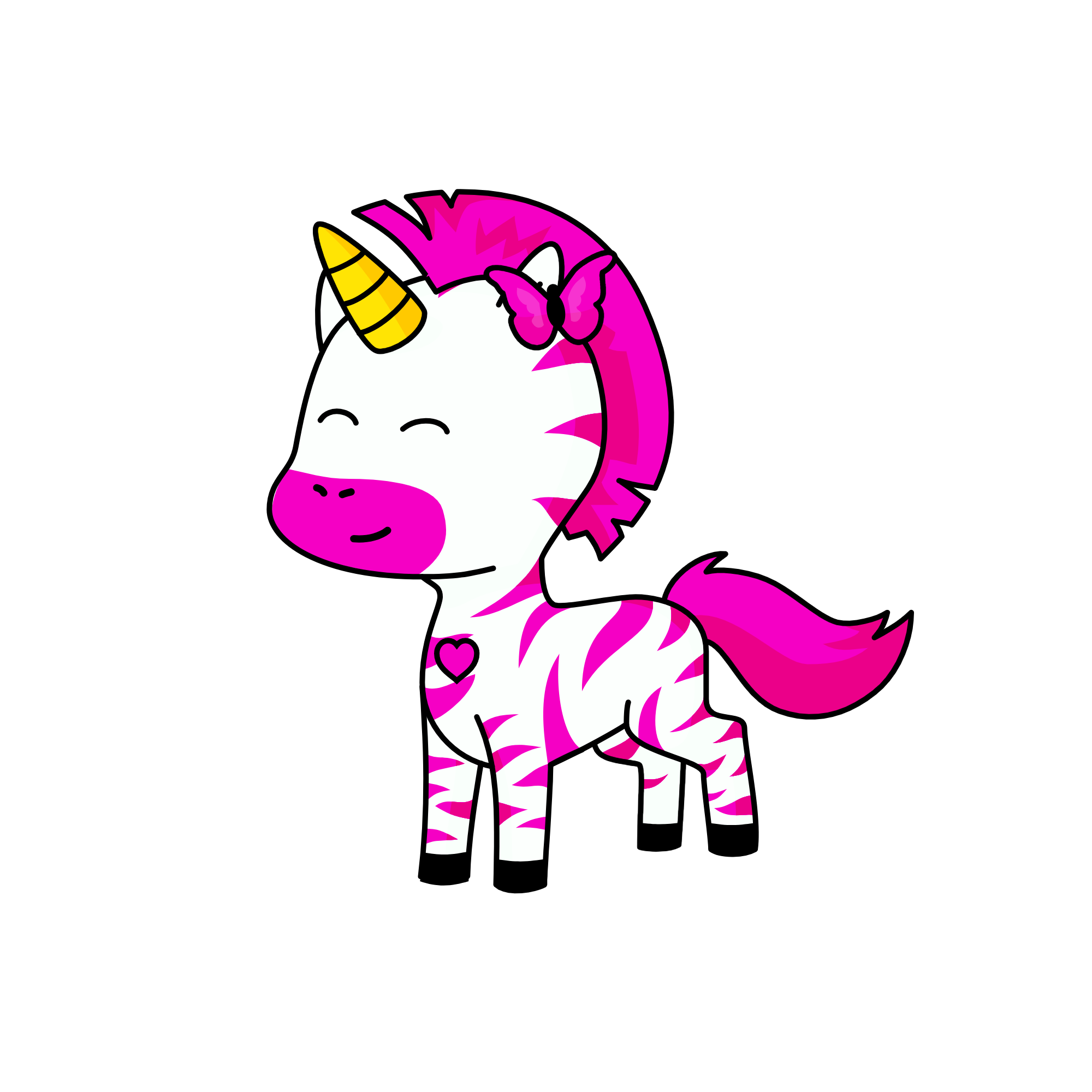 PINK, the unicorn