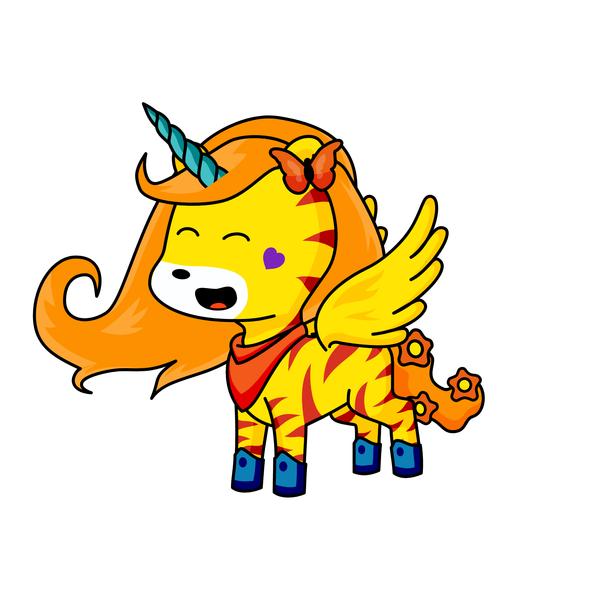 Sunshine, the unicorn