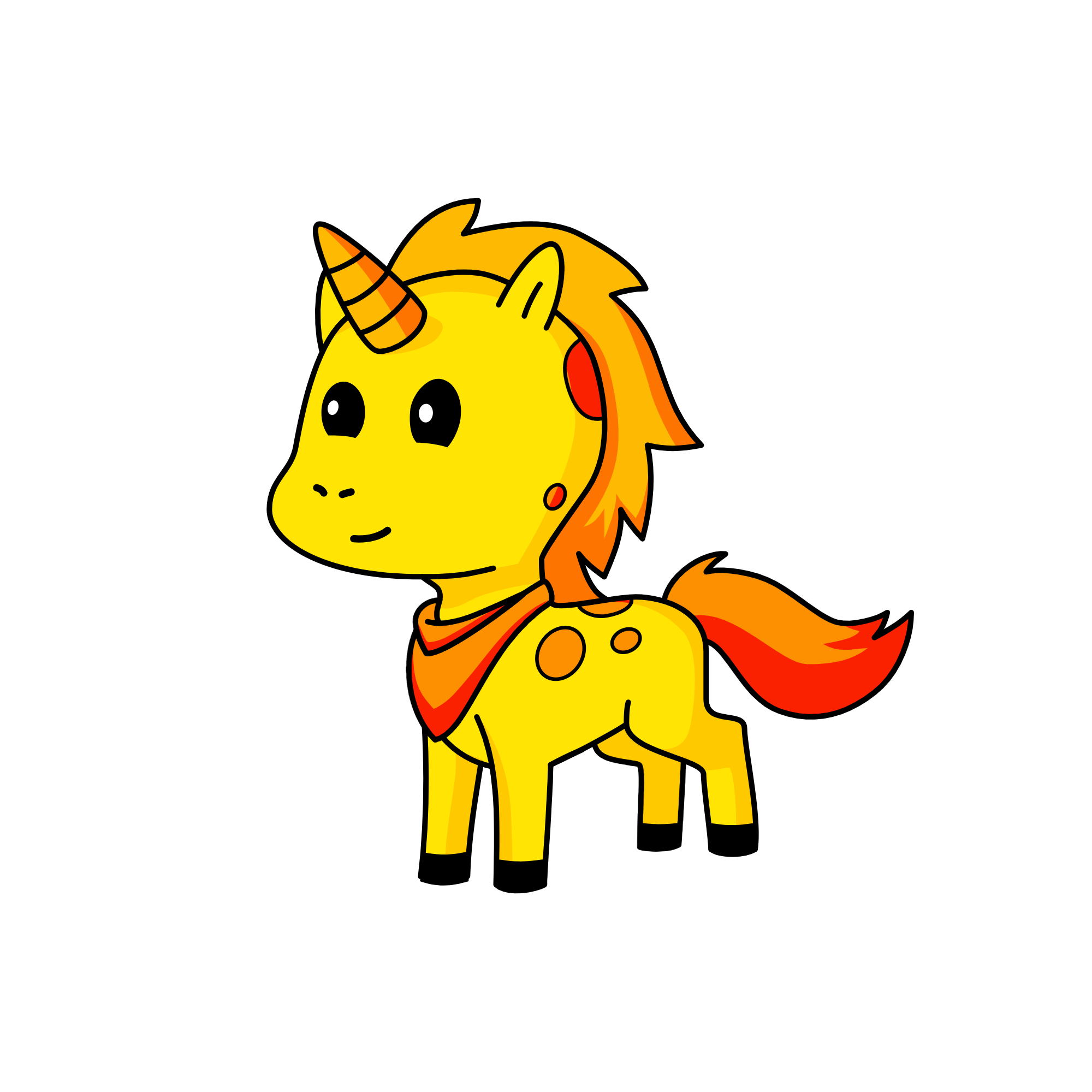 Giraffe, the unicorn