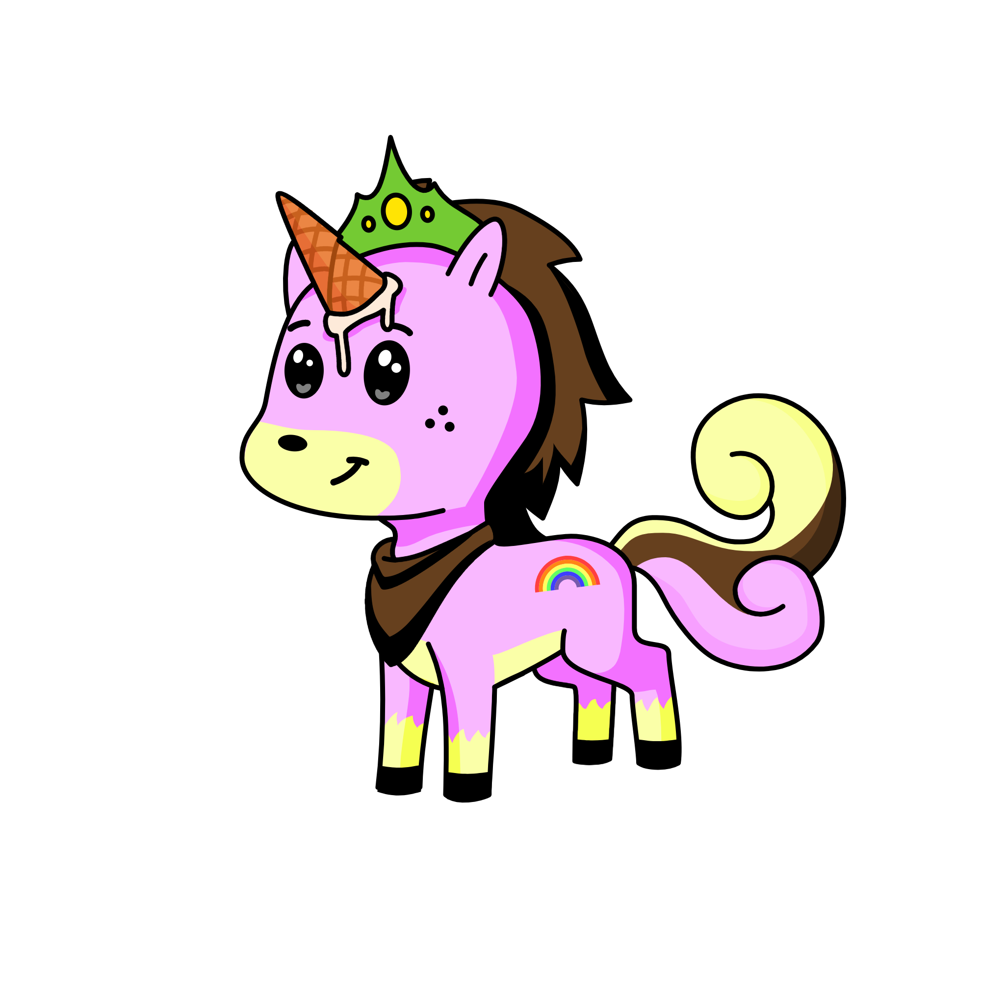 Strawberry, the unicorn