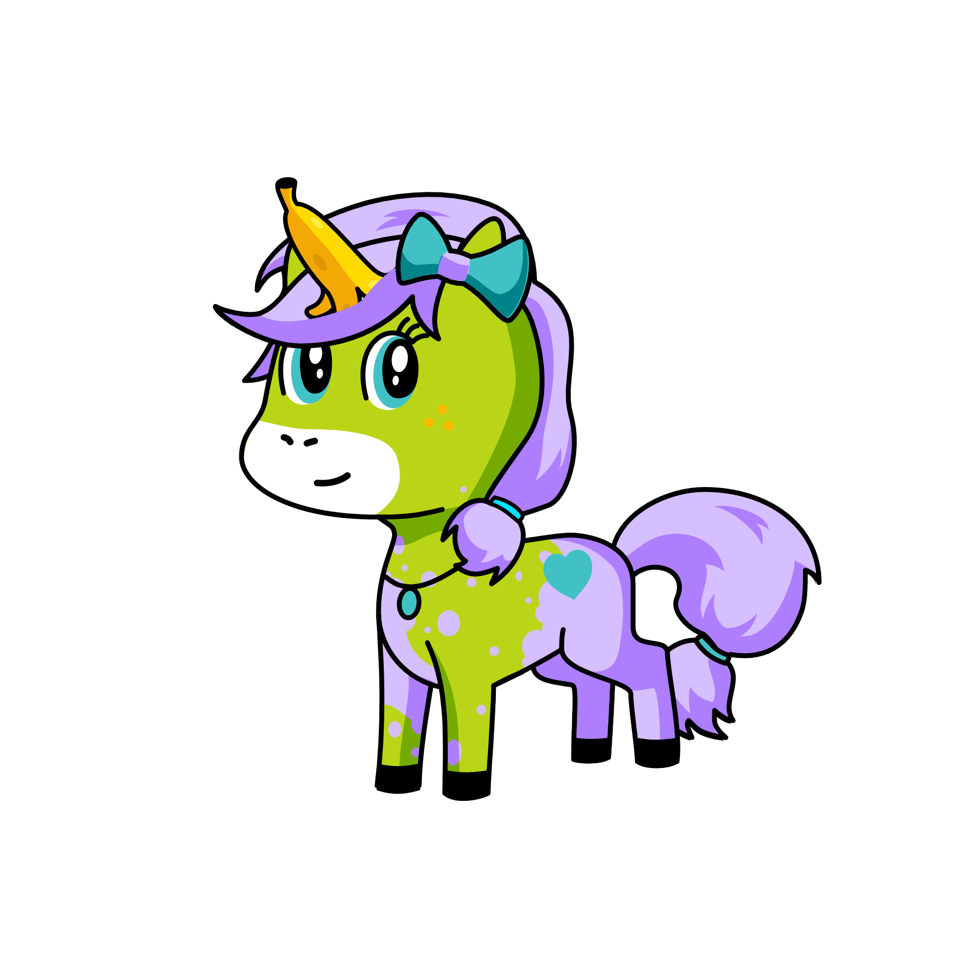 Sweet, the unicorn