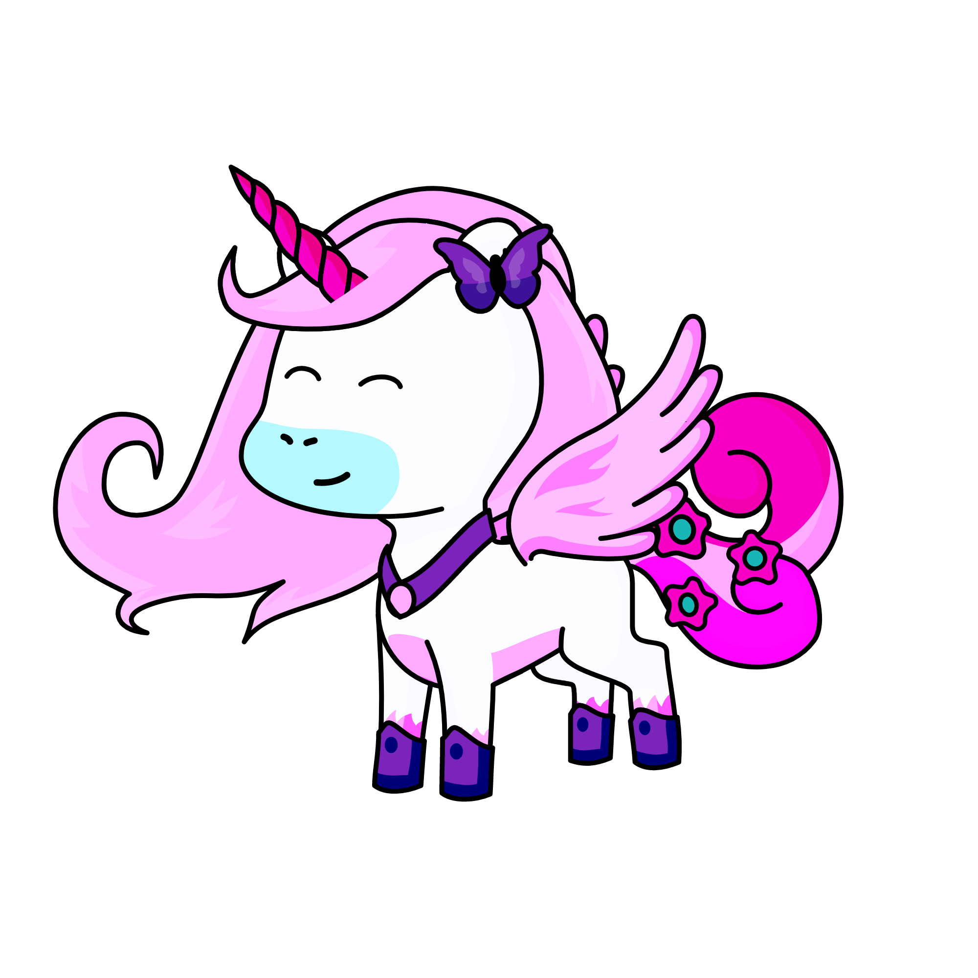 Misty, the unicorn