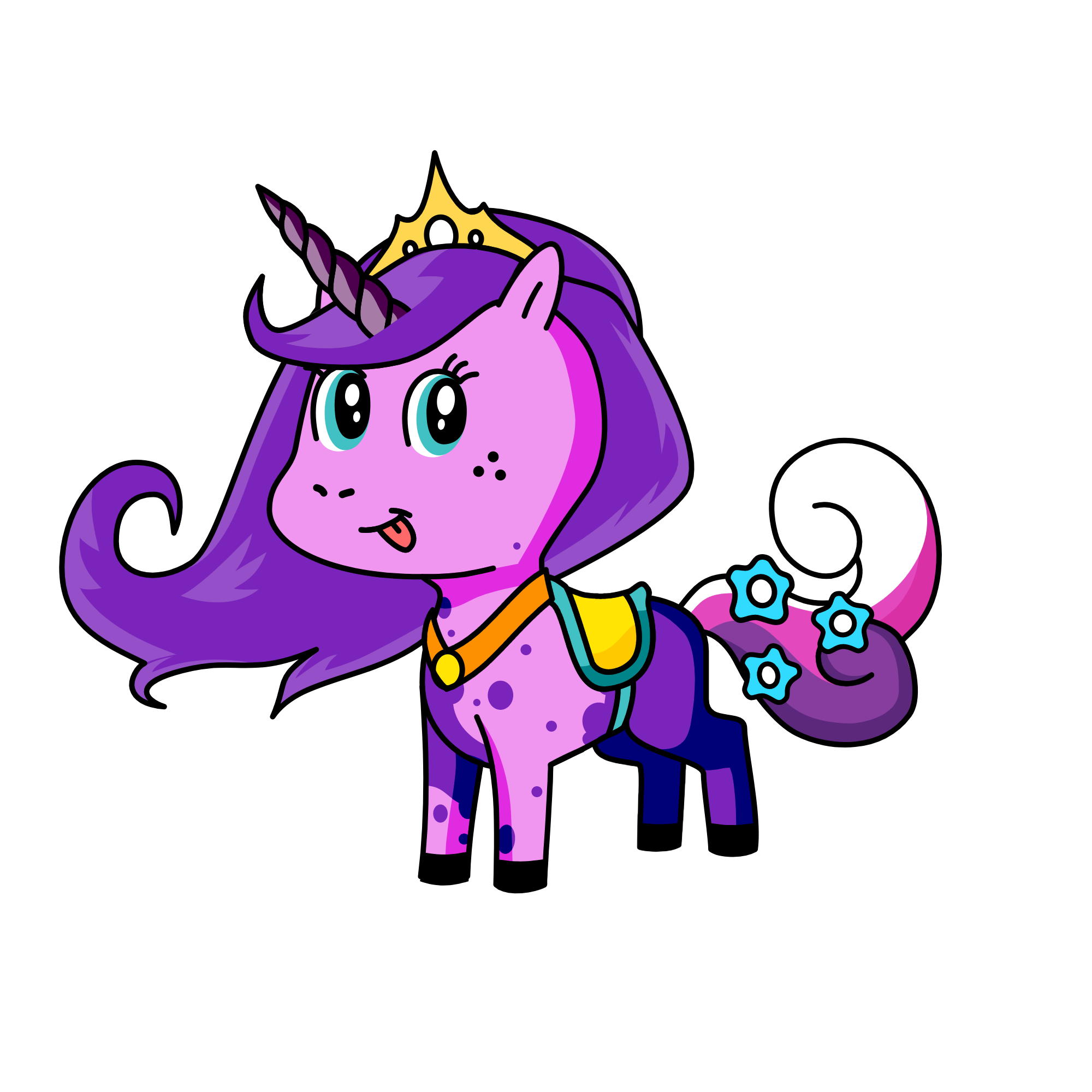 snow ya, the unicorn