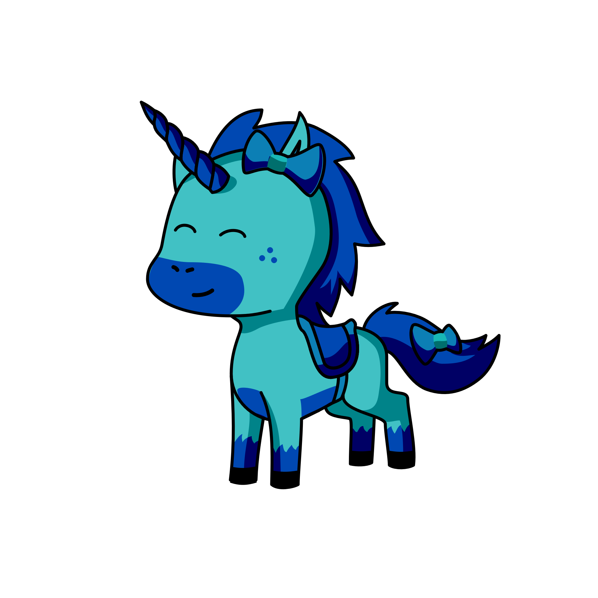 winter, the unicorn