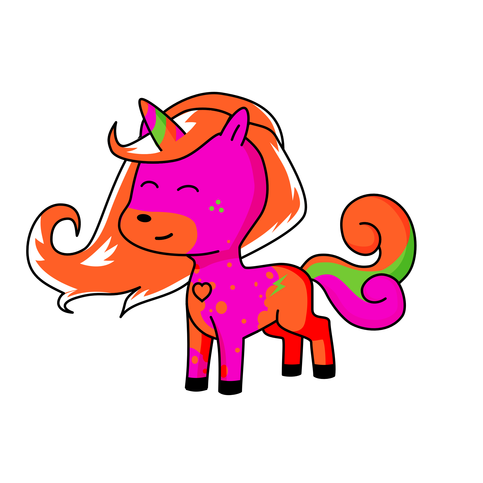 strawberry, the unicorn