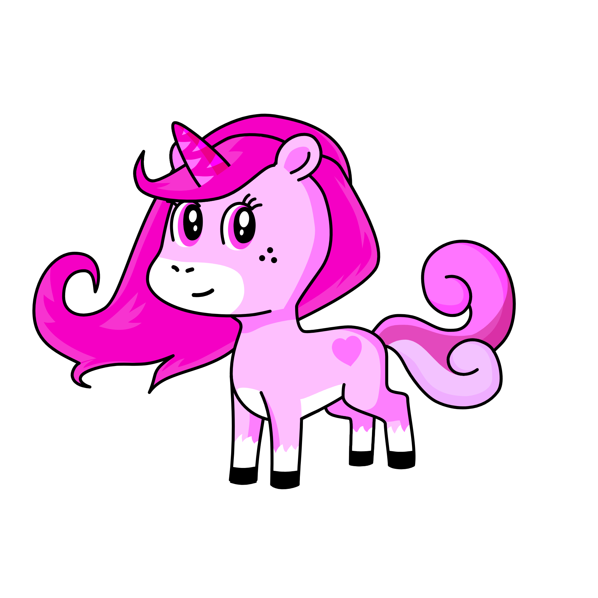 Sweet cotton, the unicorn