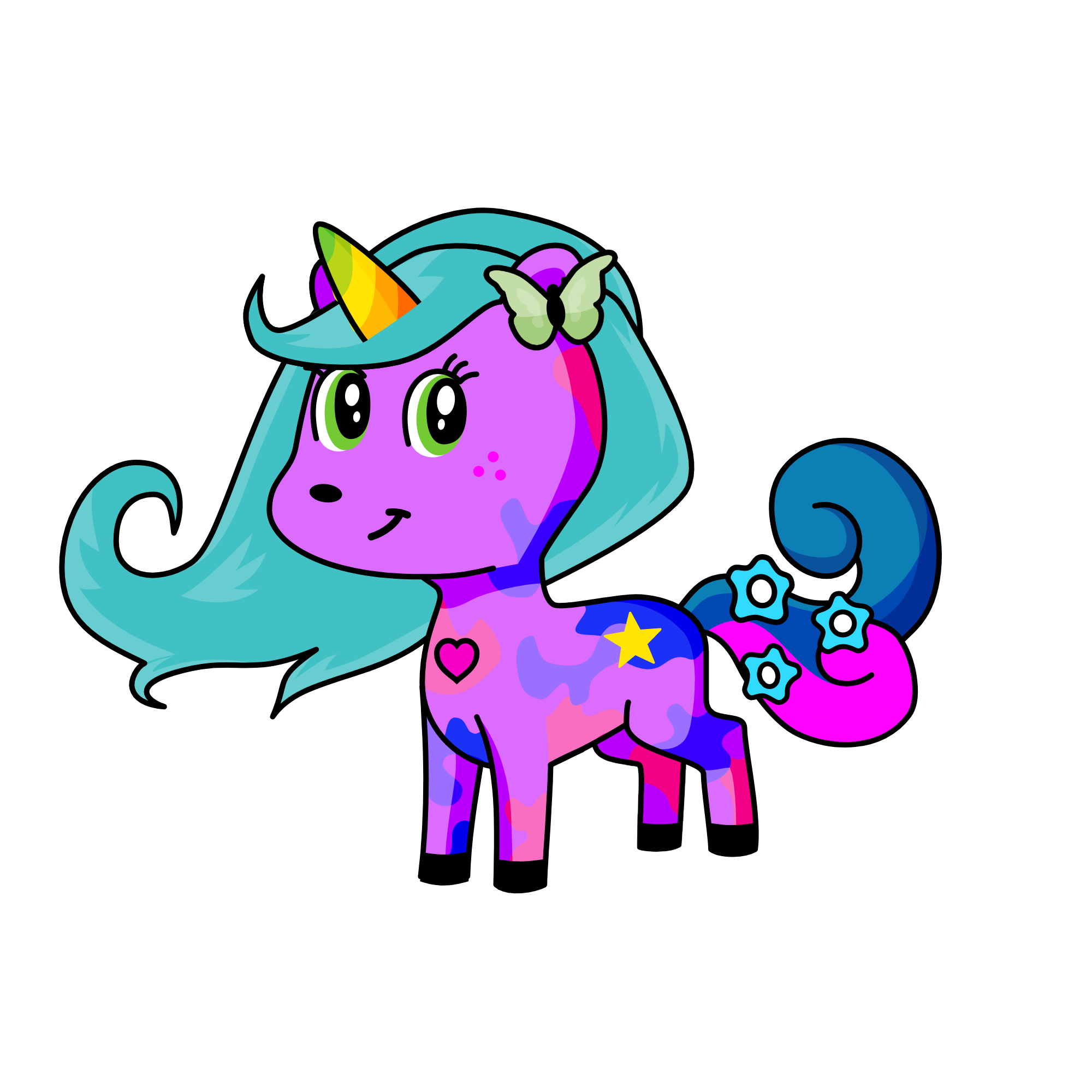 Starry, the unicorn