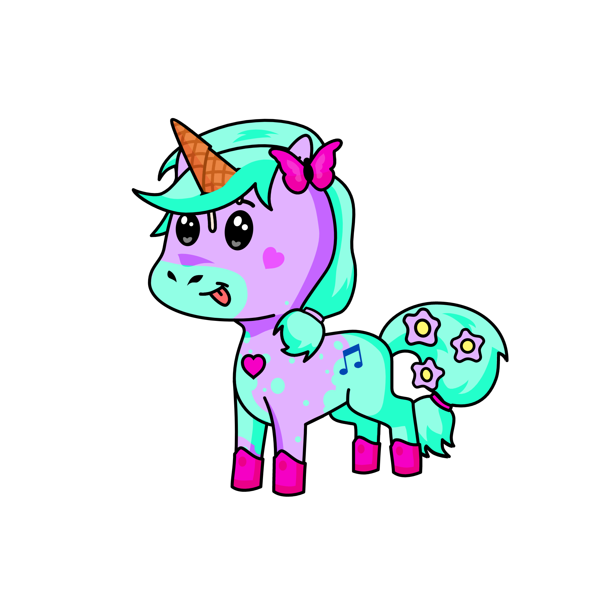 mint, the unicorn