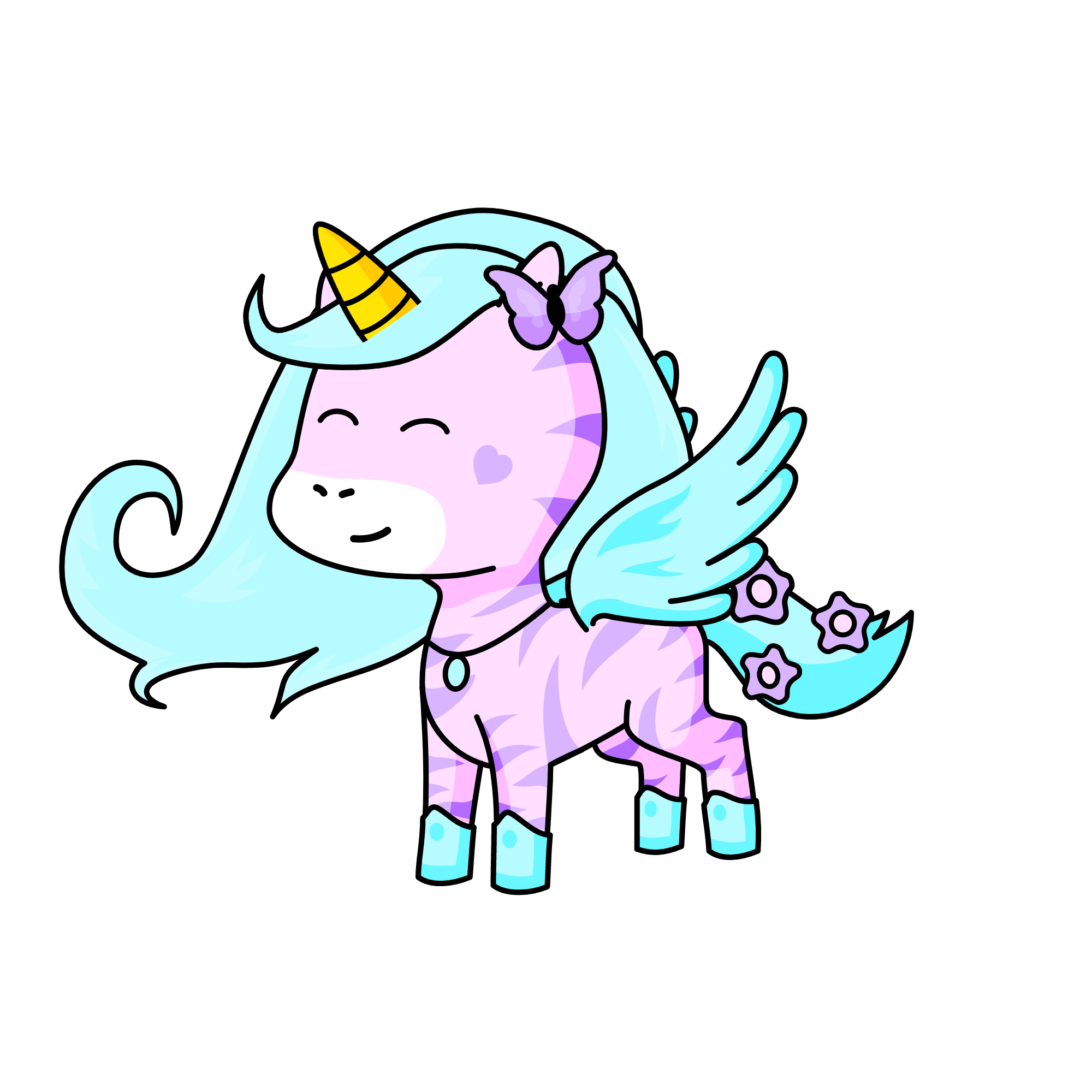 Pastel, the unicorn
