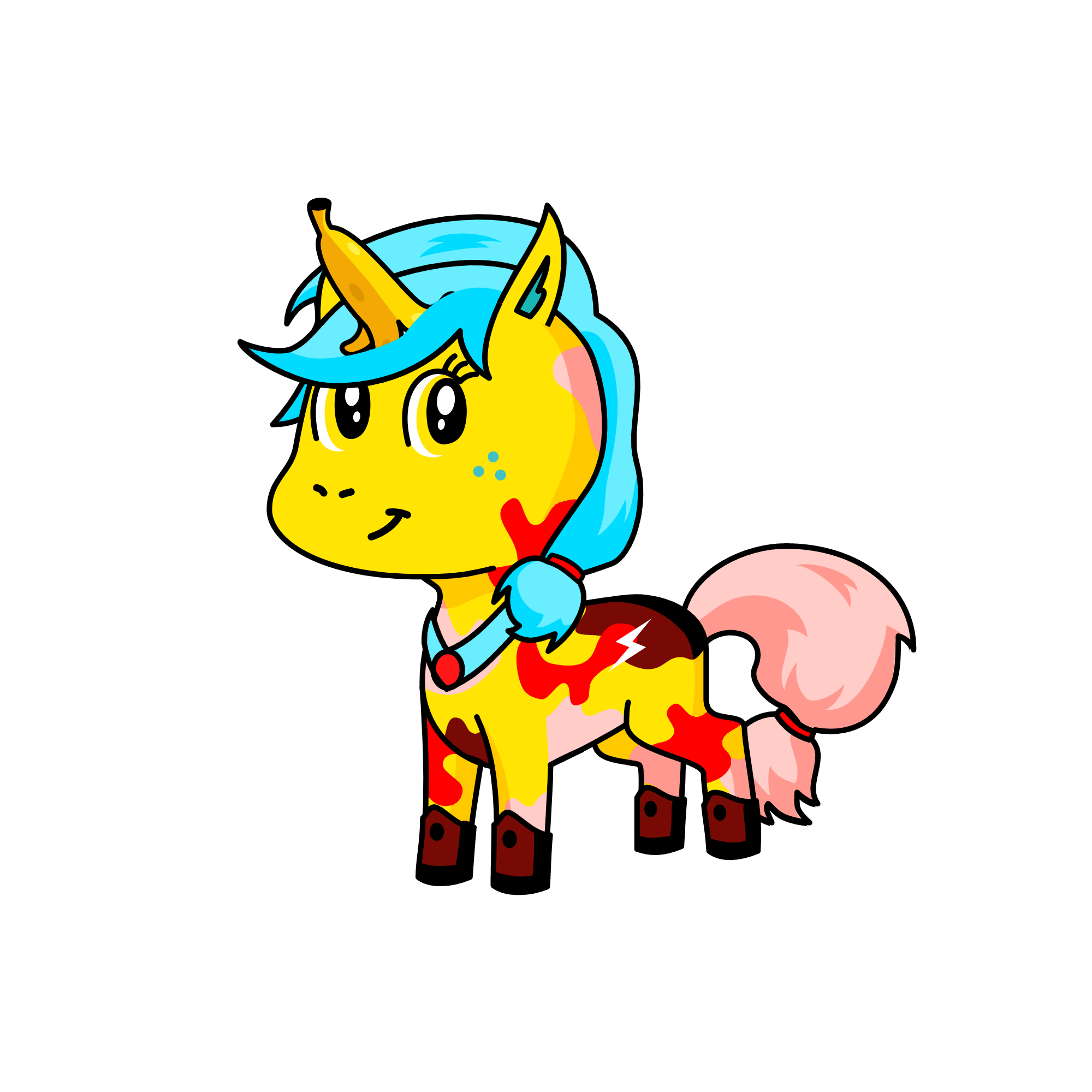 Banana Split, the unicorn