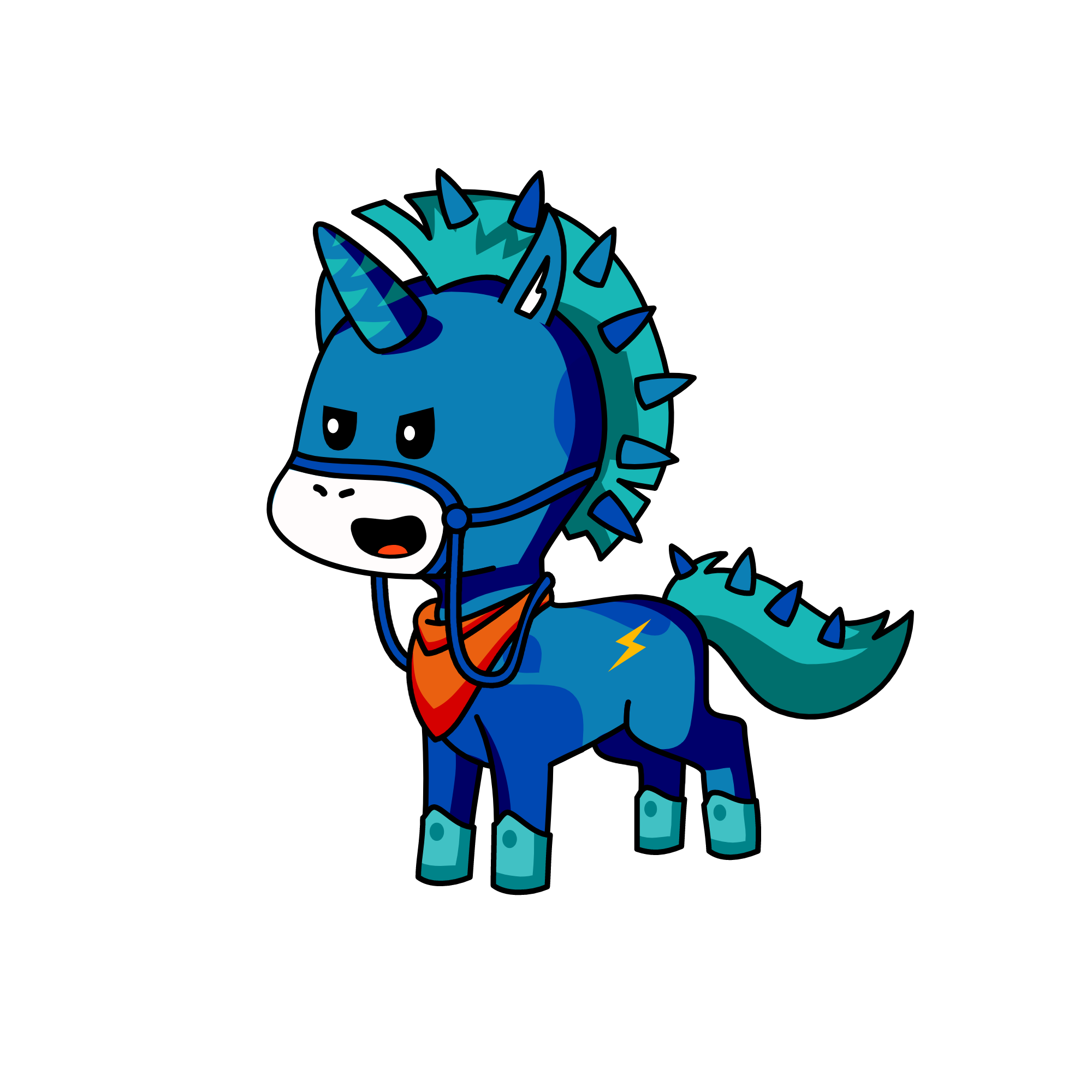 RockBlue, the unicorn
