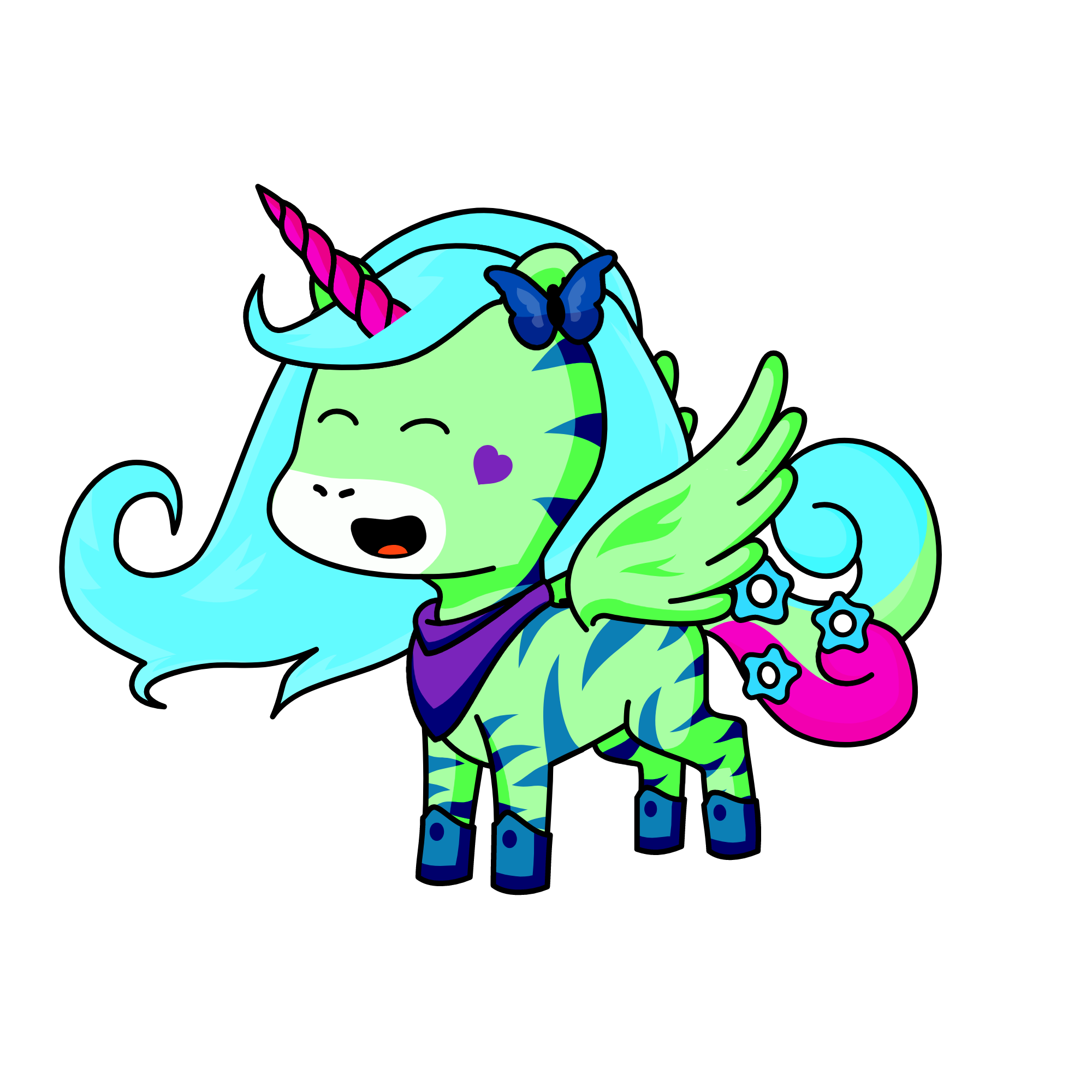 Windy, the unicorn