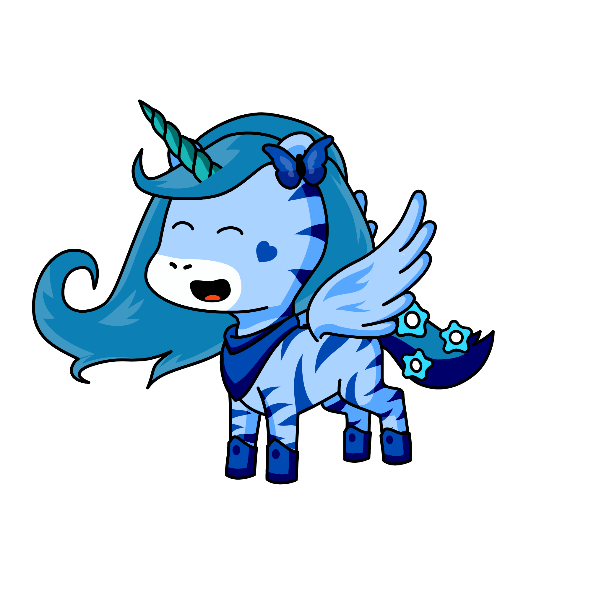 Water lilly, the unicorn