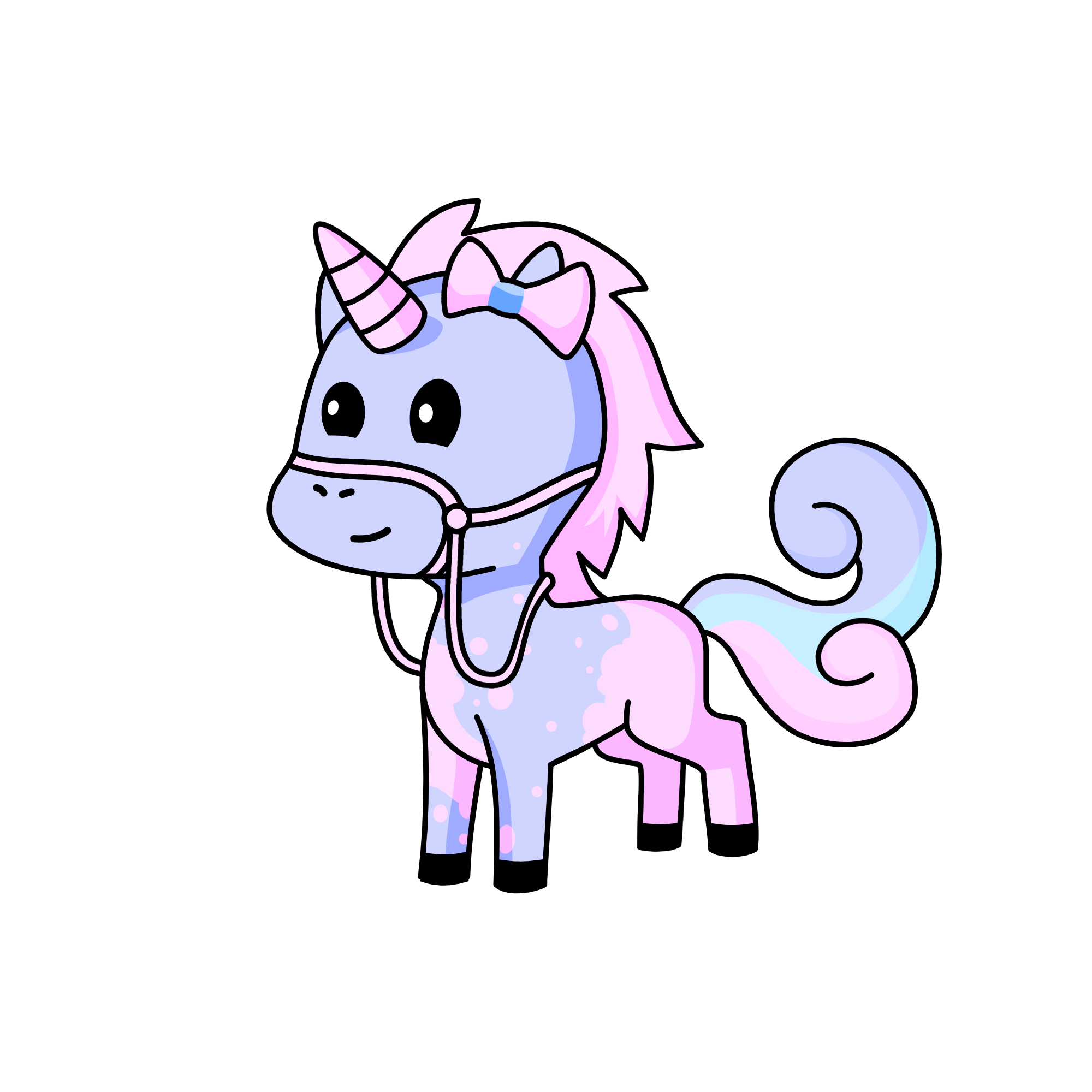 pink, the unicorn