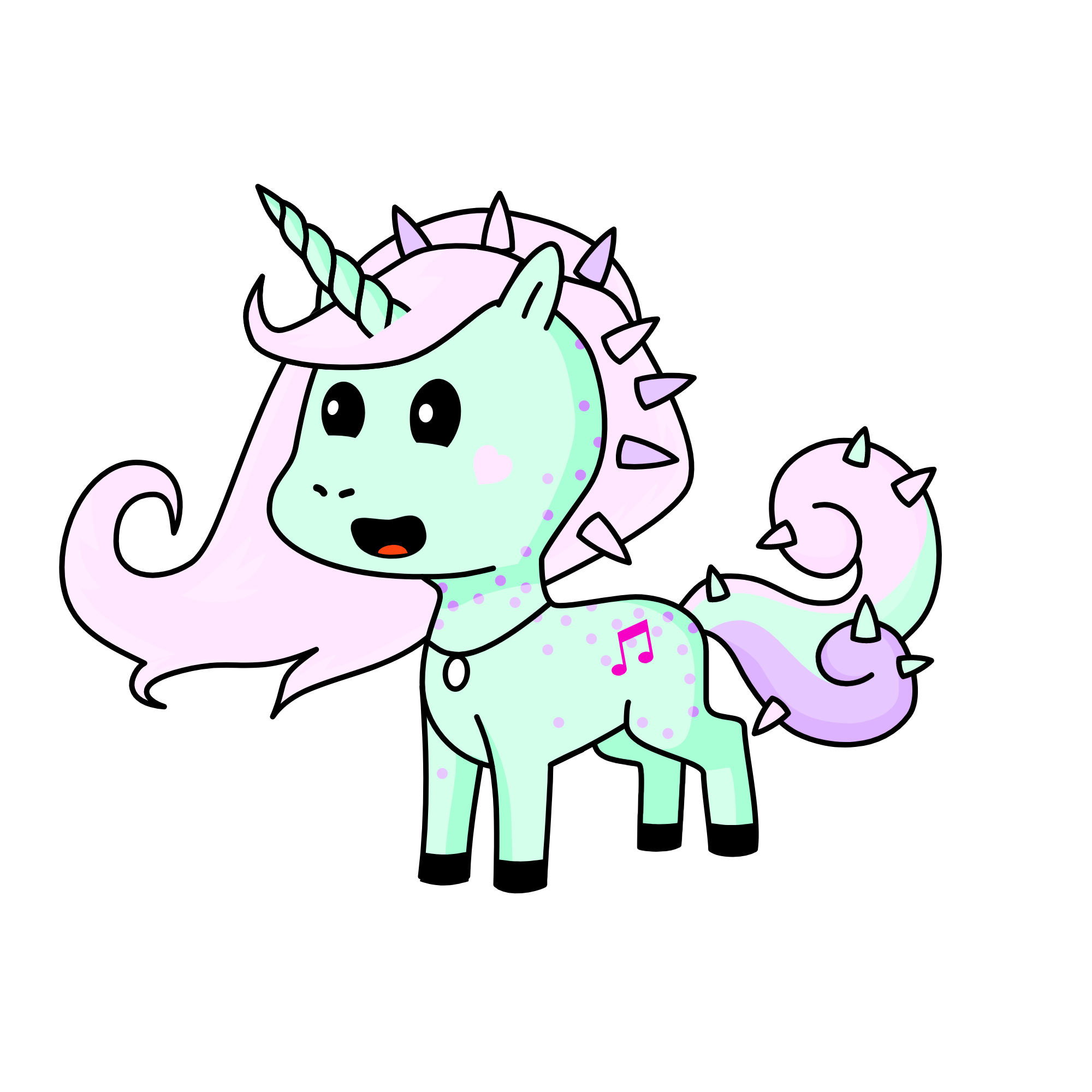 Goldie, the unicorn