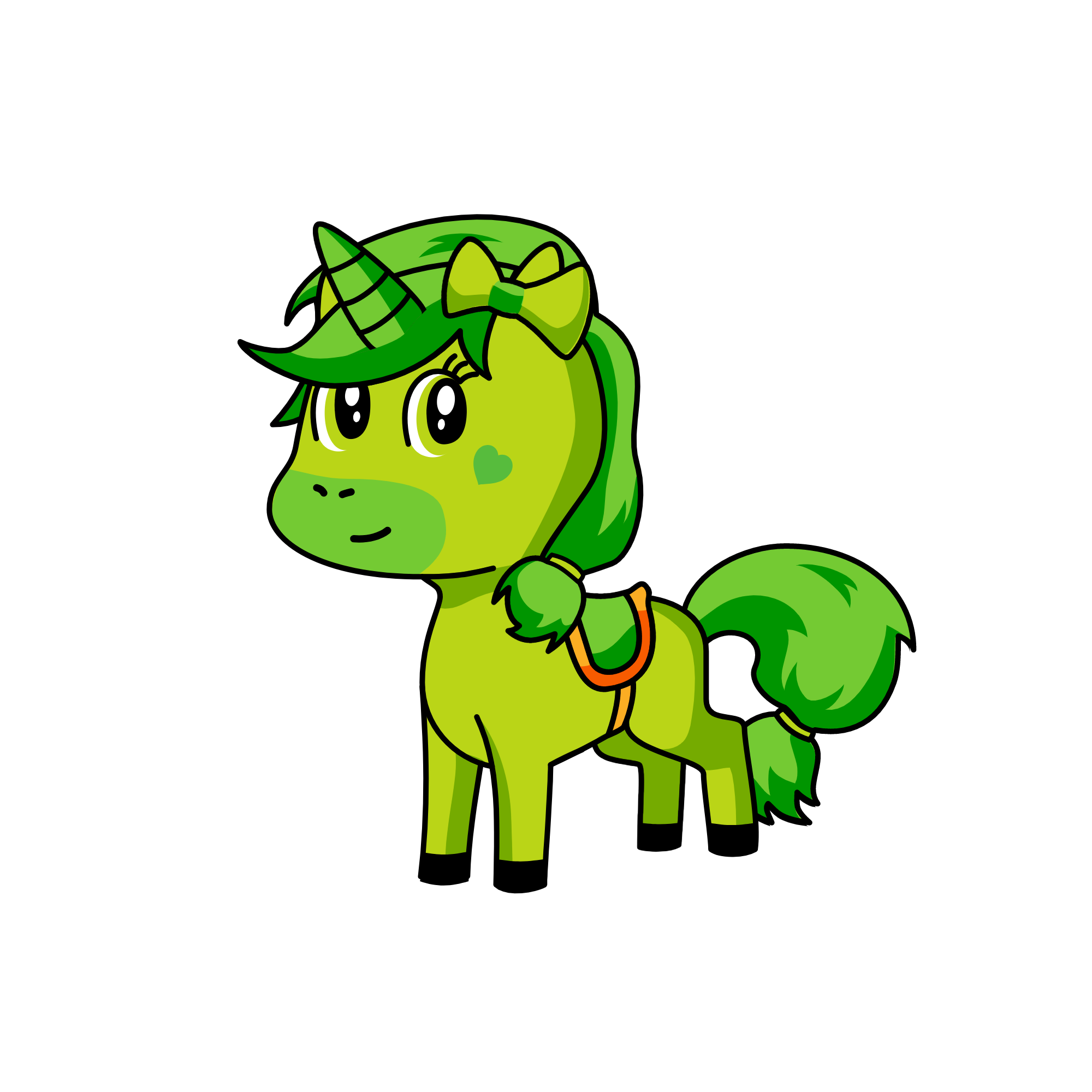 greeny, the unicorn
