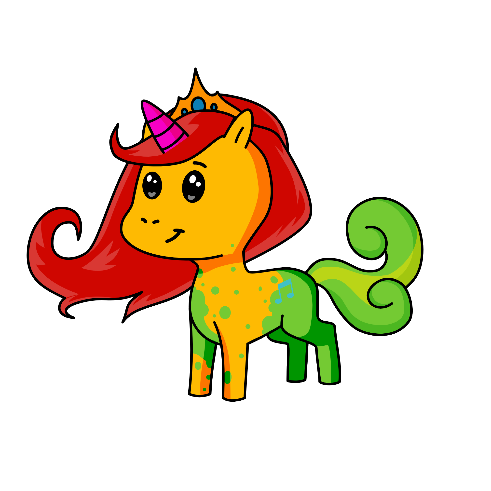 Ariel, the unicorn