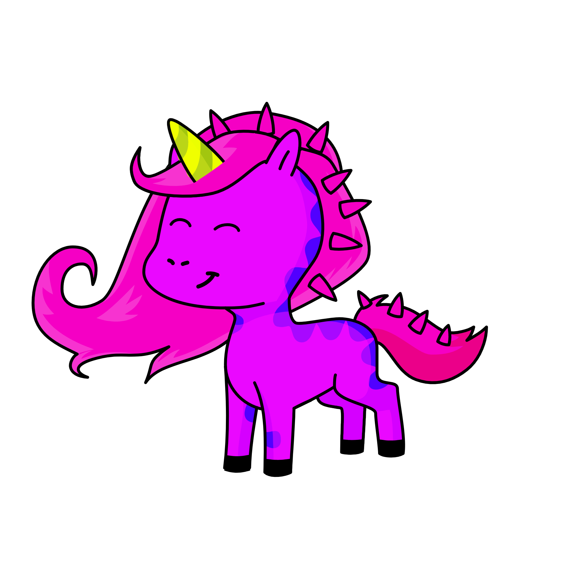 Sparks The Girl Uni-Dragon, the unicorn