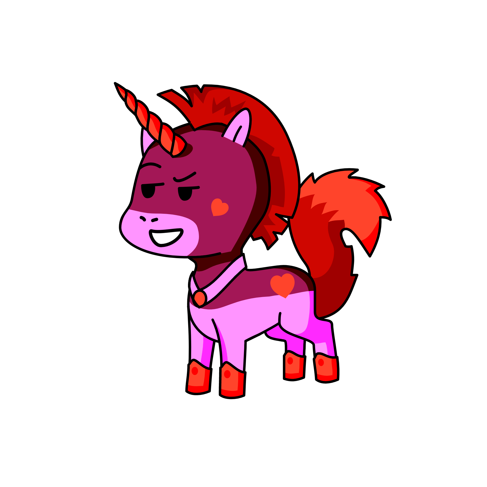 Sir Hearts A Lot, the unicorn