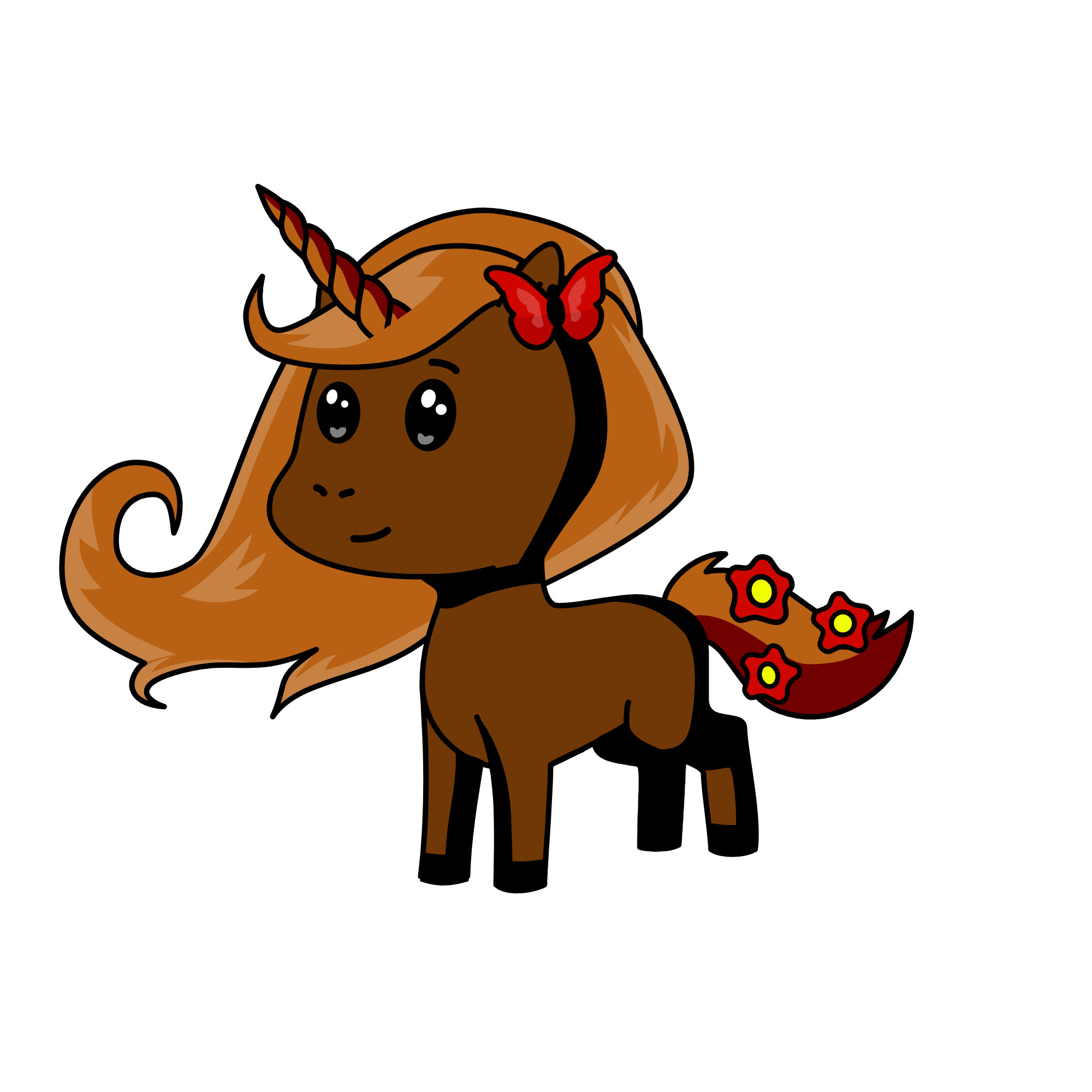 Bloomy The Woodland Flower, the unicorn