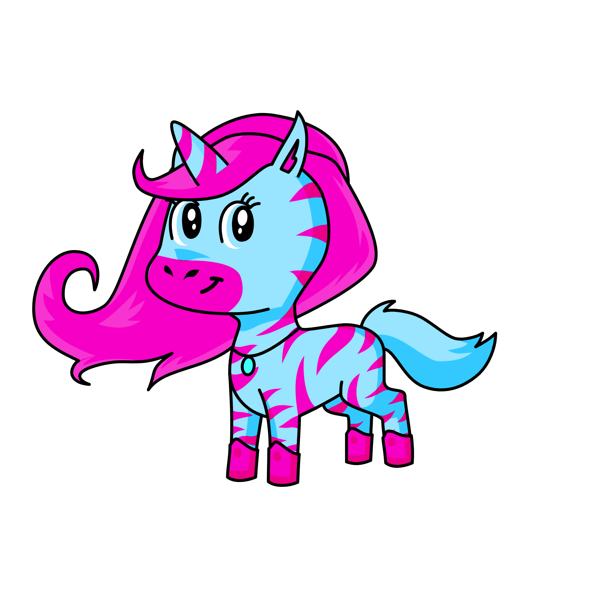 Sparkels, the unicorn