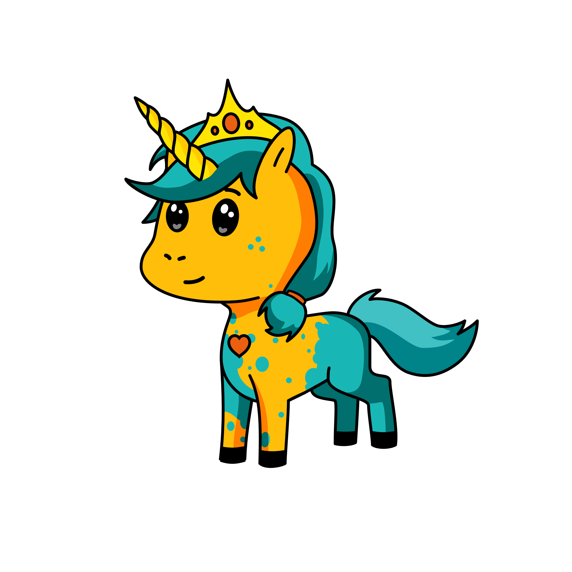 princess, the unicorn